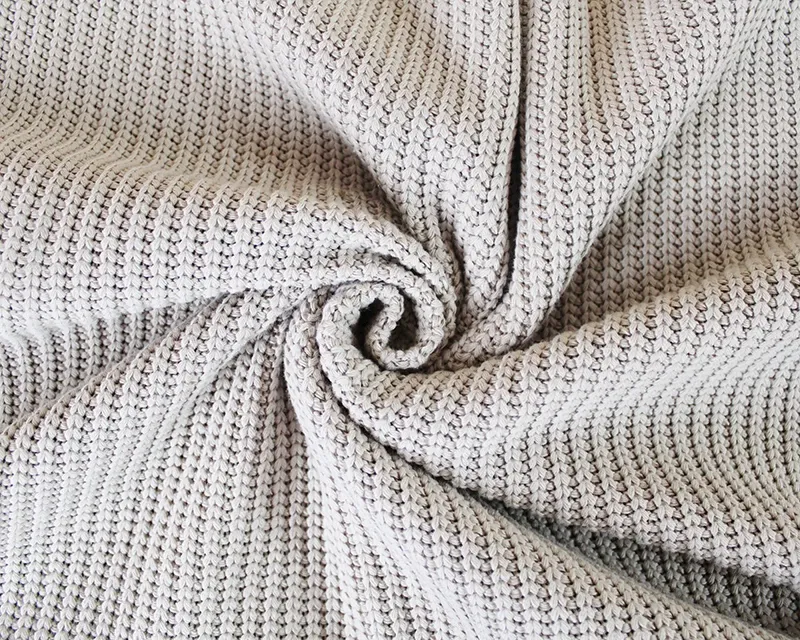 1.58M CAMEL REMNANT CHUNKY CABLE JUMPER KNIT FABRIC