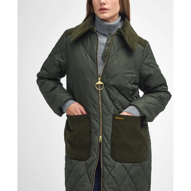 Barbour Malton Quilt Ladies Jacket - Olive/Ancient