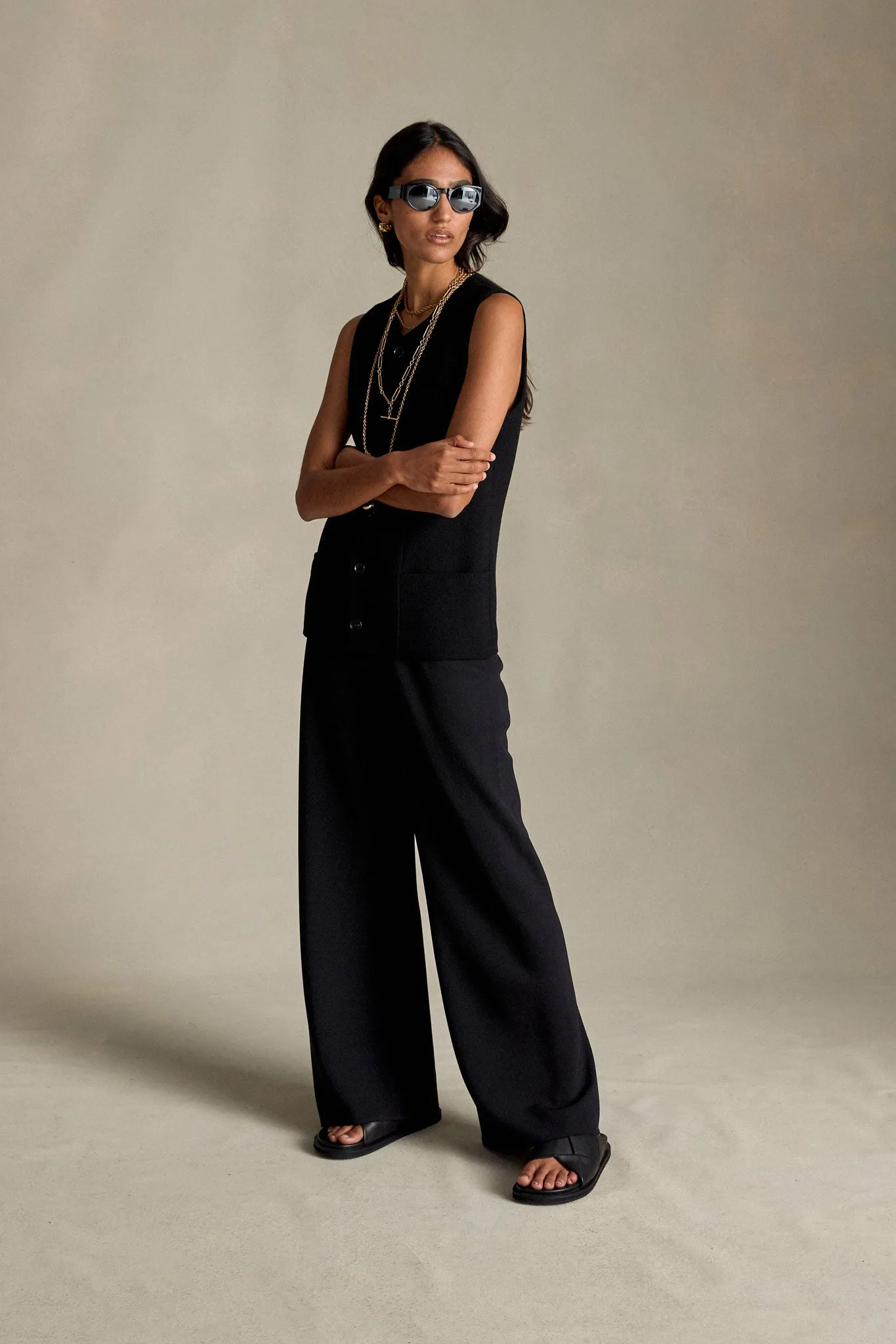 Black Marella Trousers