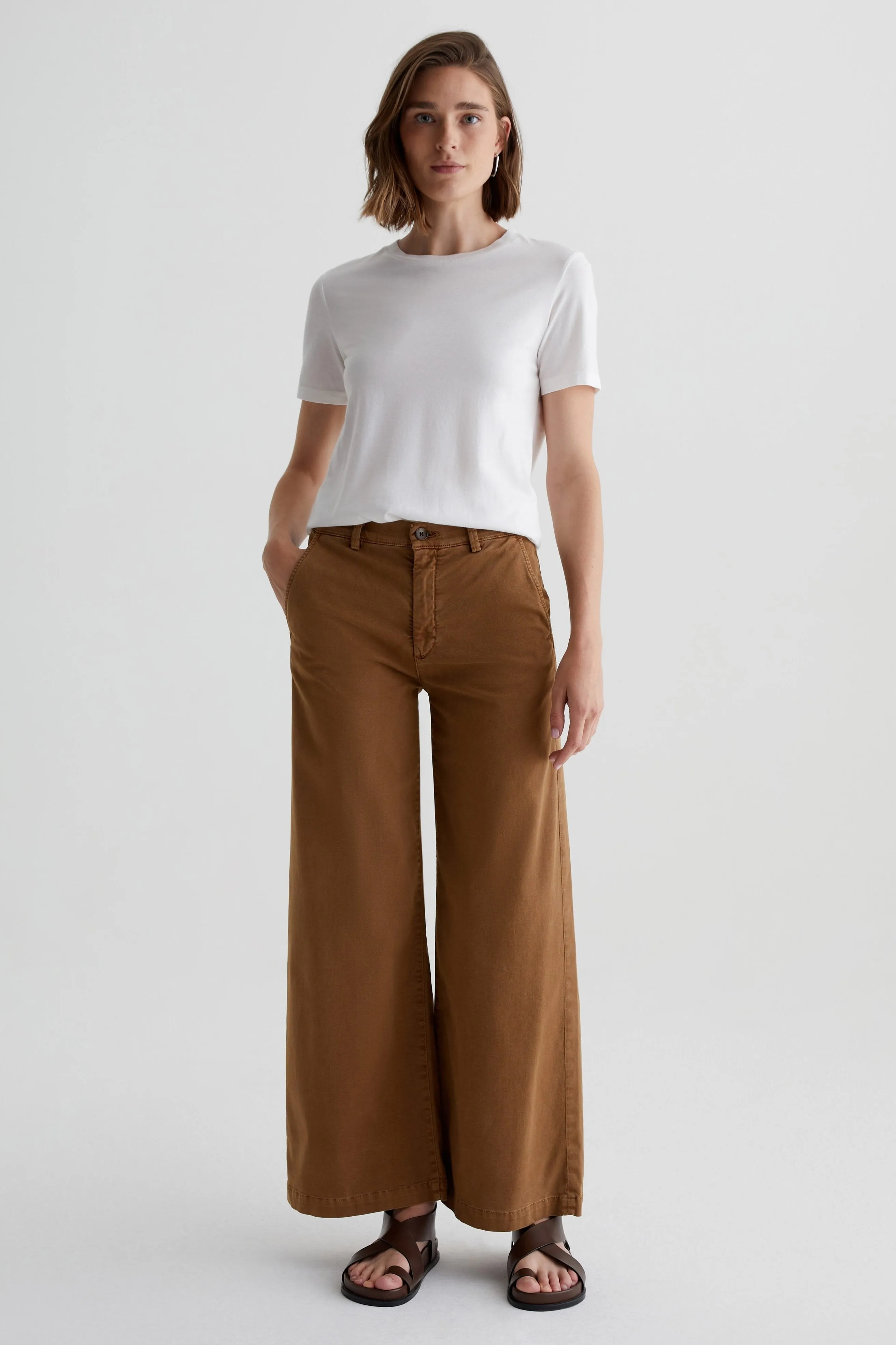 Caden Wide Leg | Sulfur Camelwood