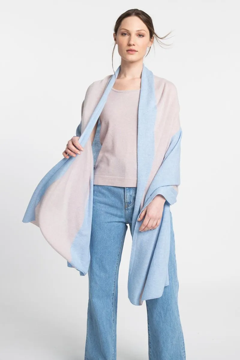 Cashmere Colorblock Wrap