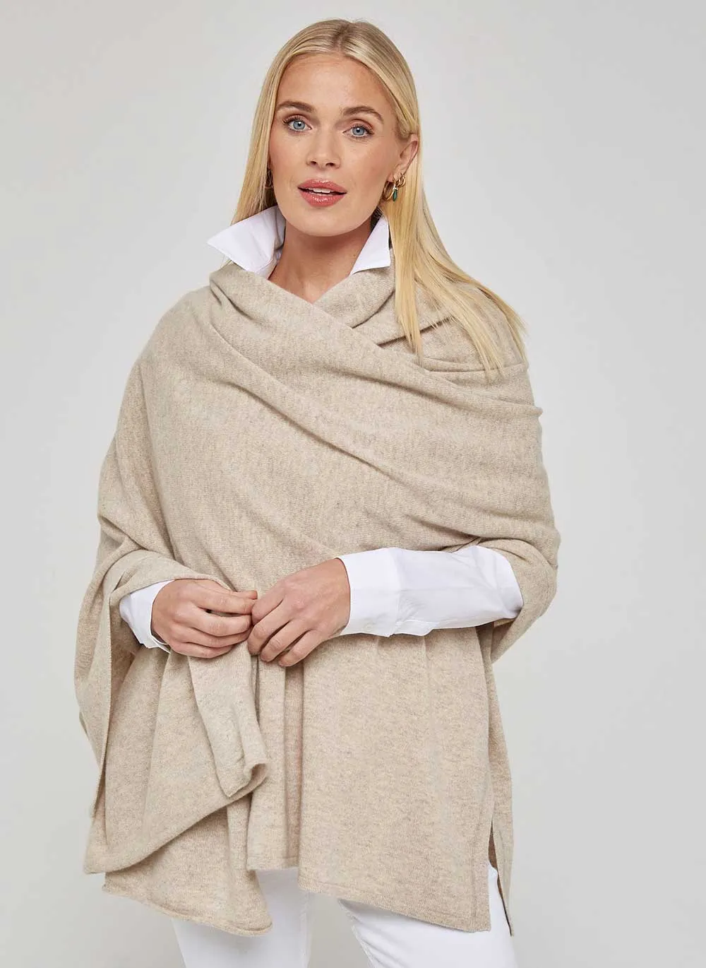 Cashmere Travel Wrap - Chinchilla