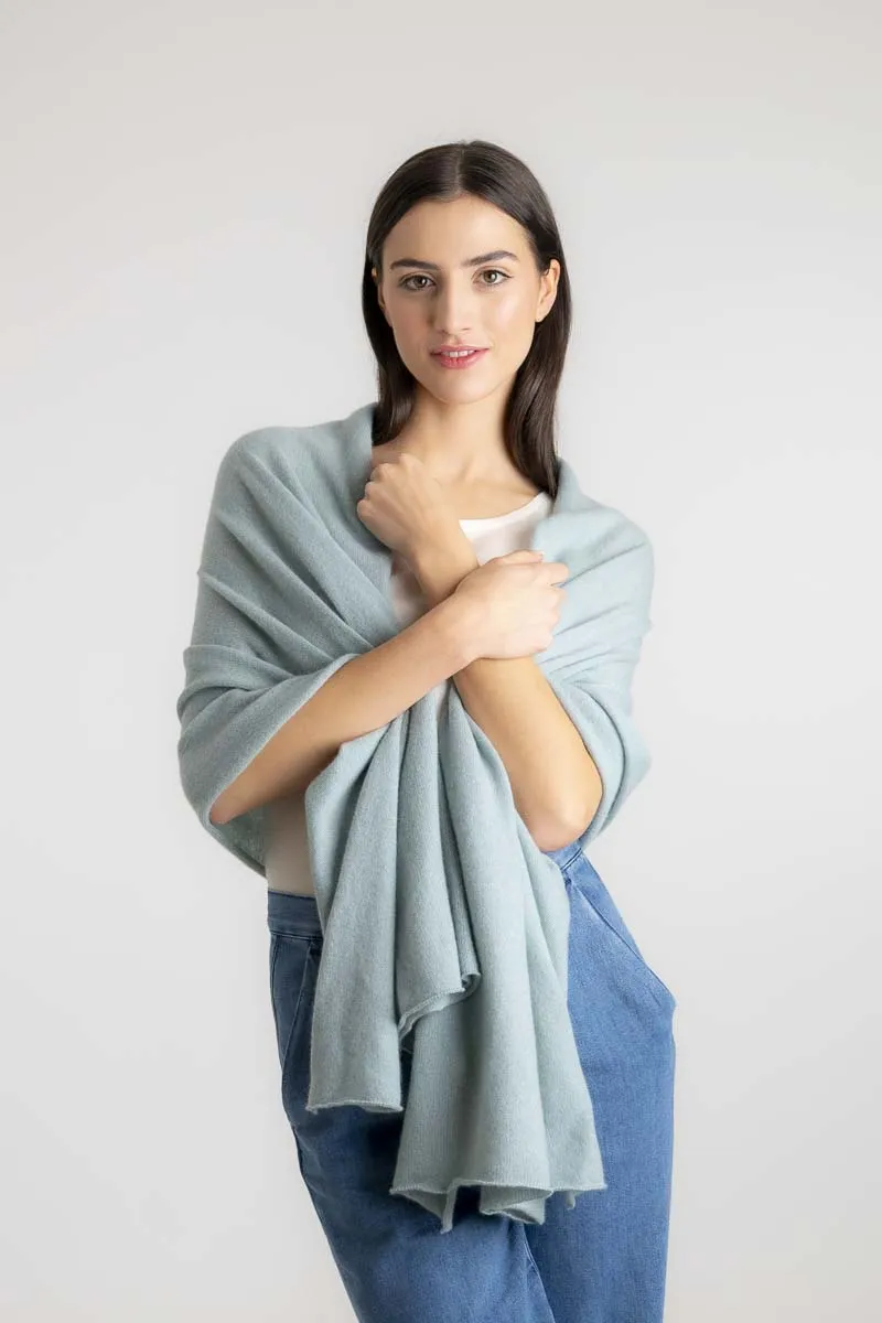 Cashmere Travel Wrap Mint