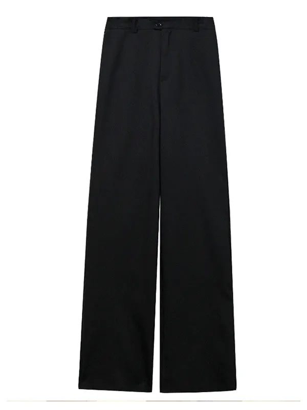 Classic High Waist Tailored Pants