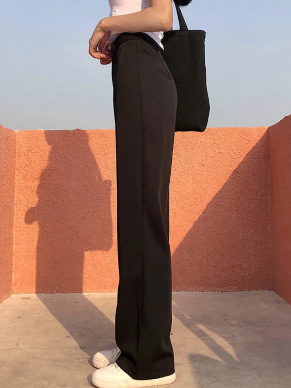 Classic High Waist Tailored Pants