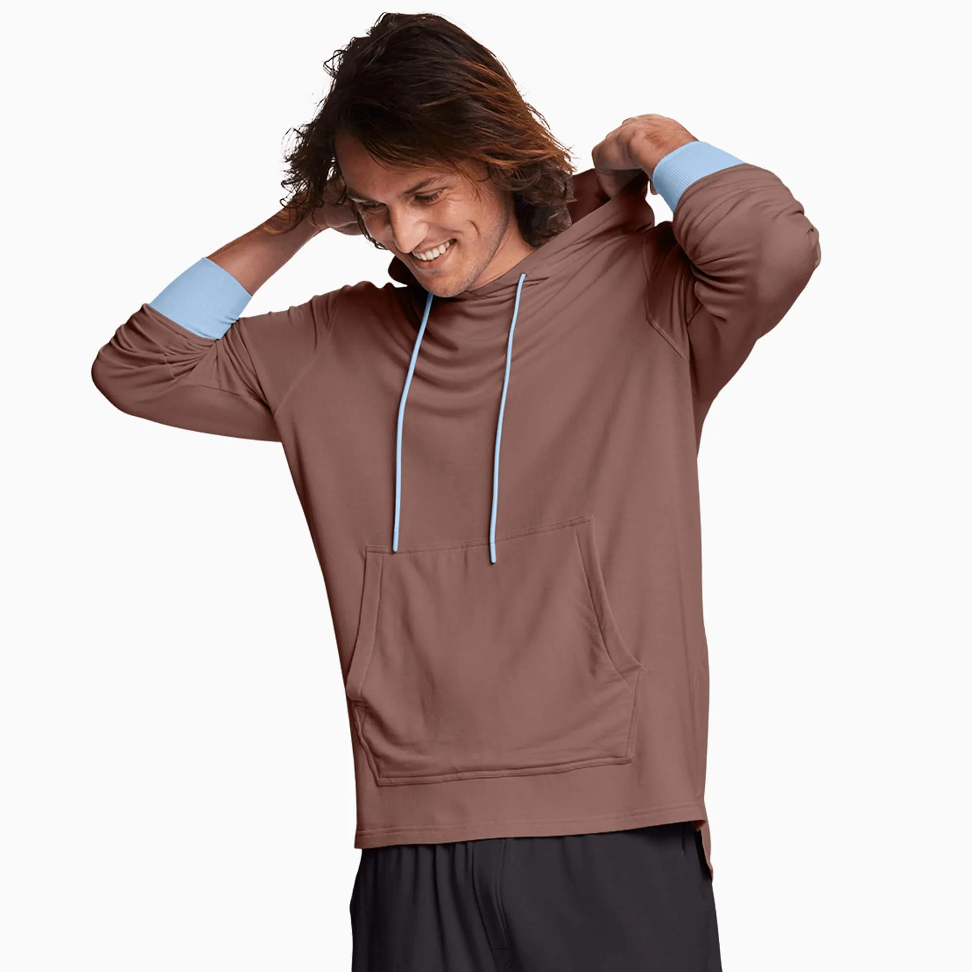 Cocoa/Cerulean House Hoodie