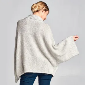 Cowl Neck Bell Sleeve Sweater