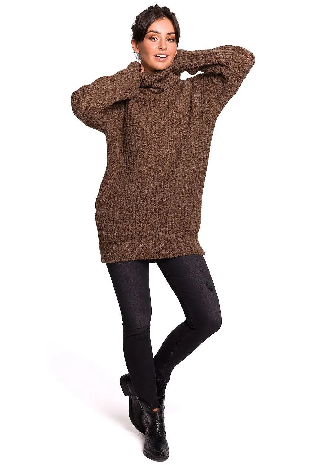 Cozy Turtleneck Sweater with Oversized Fit