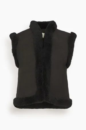 Daman Vest in Noir