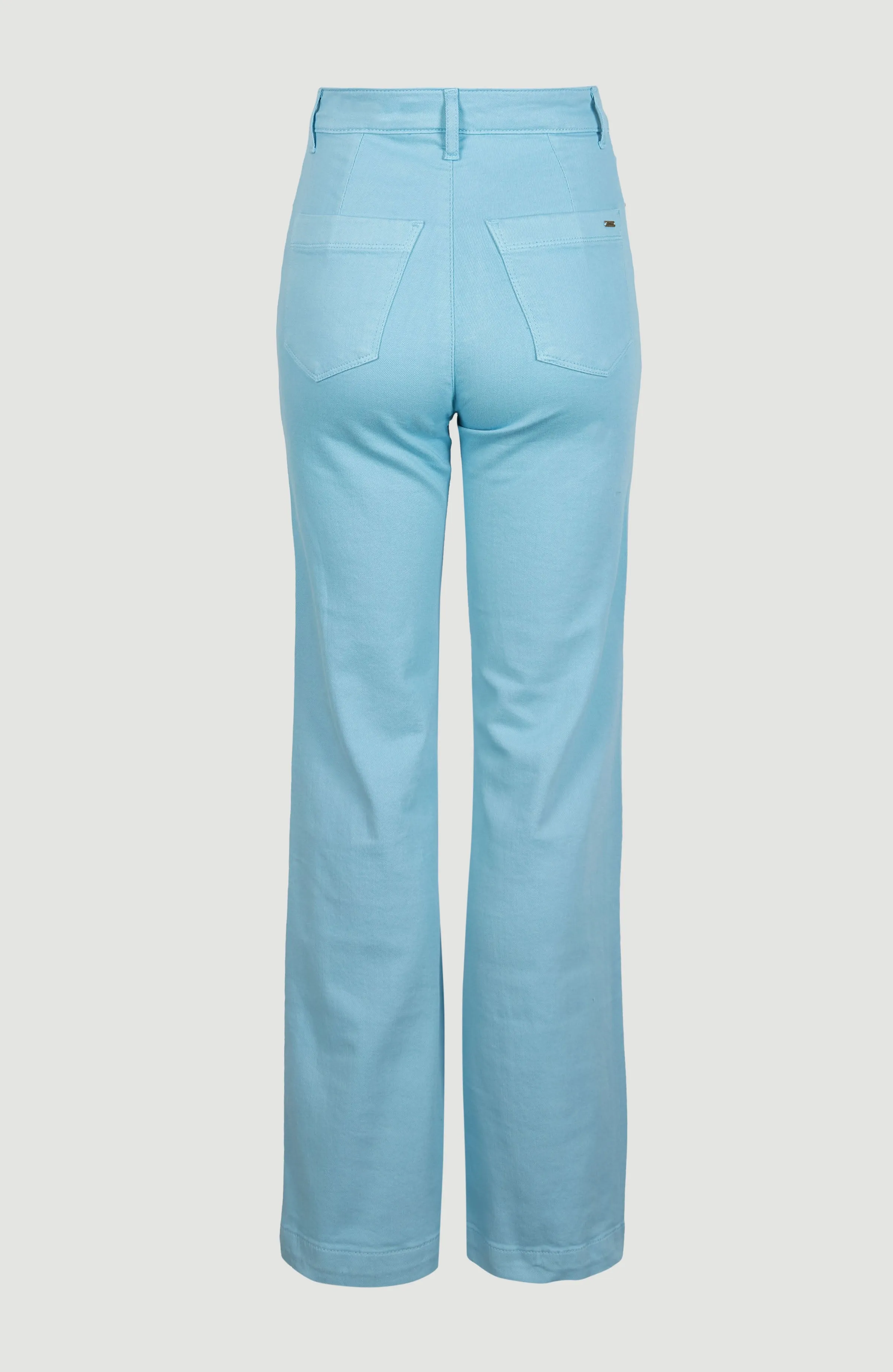 Dive Twill High-Waist Pants | Blue Topaz