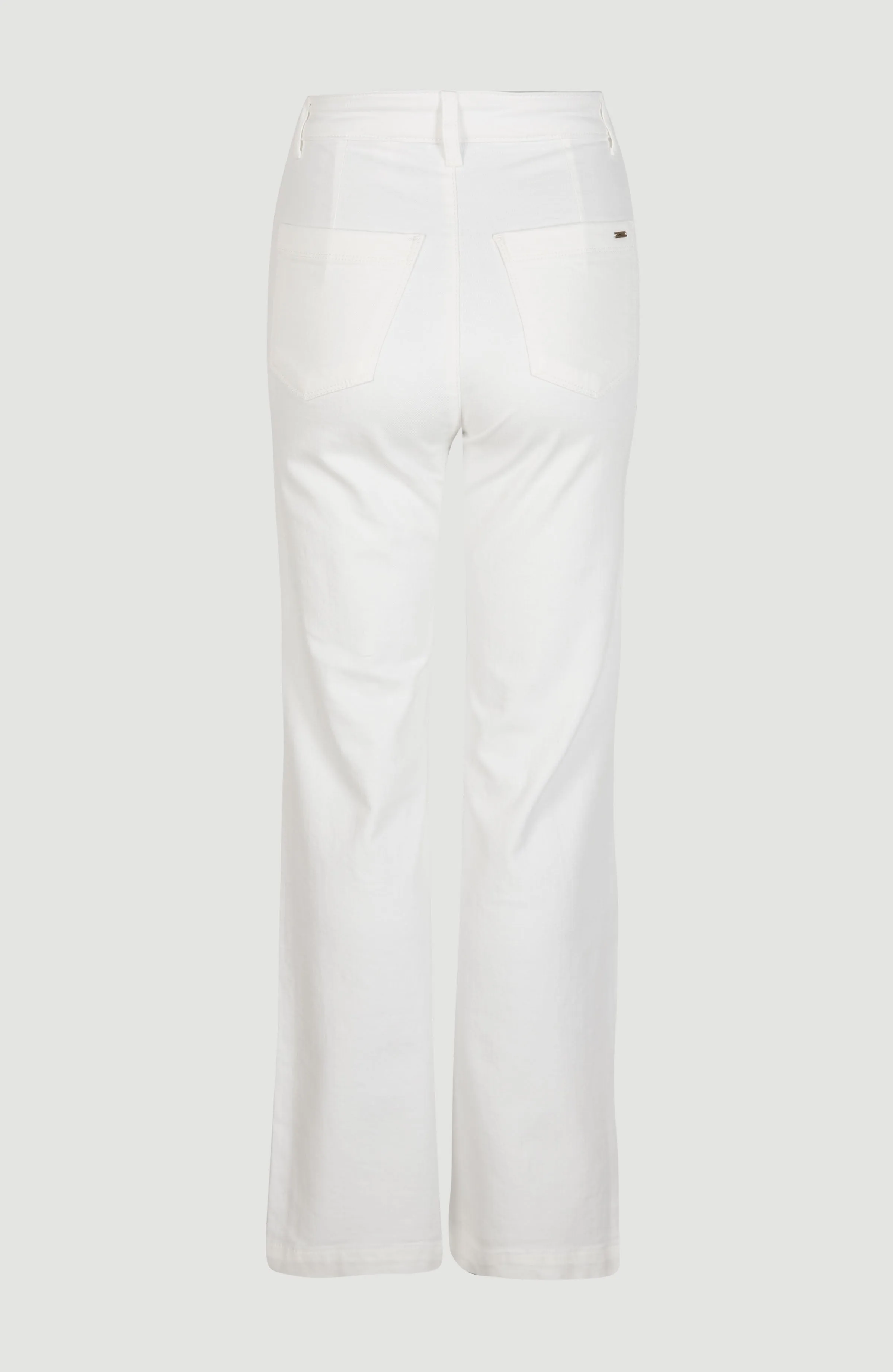 Dive Twill High-Waist Pants | Snow White