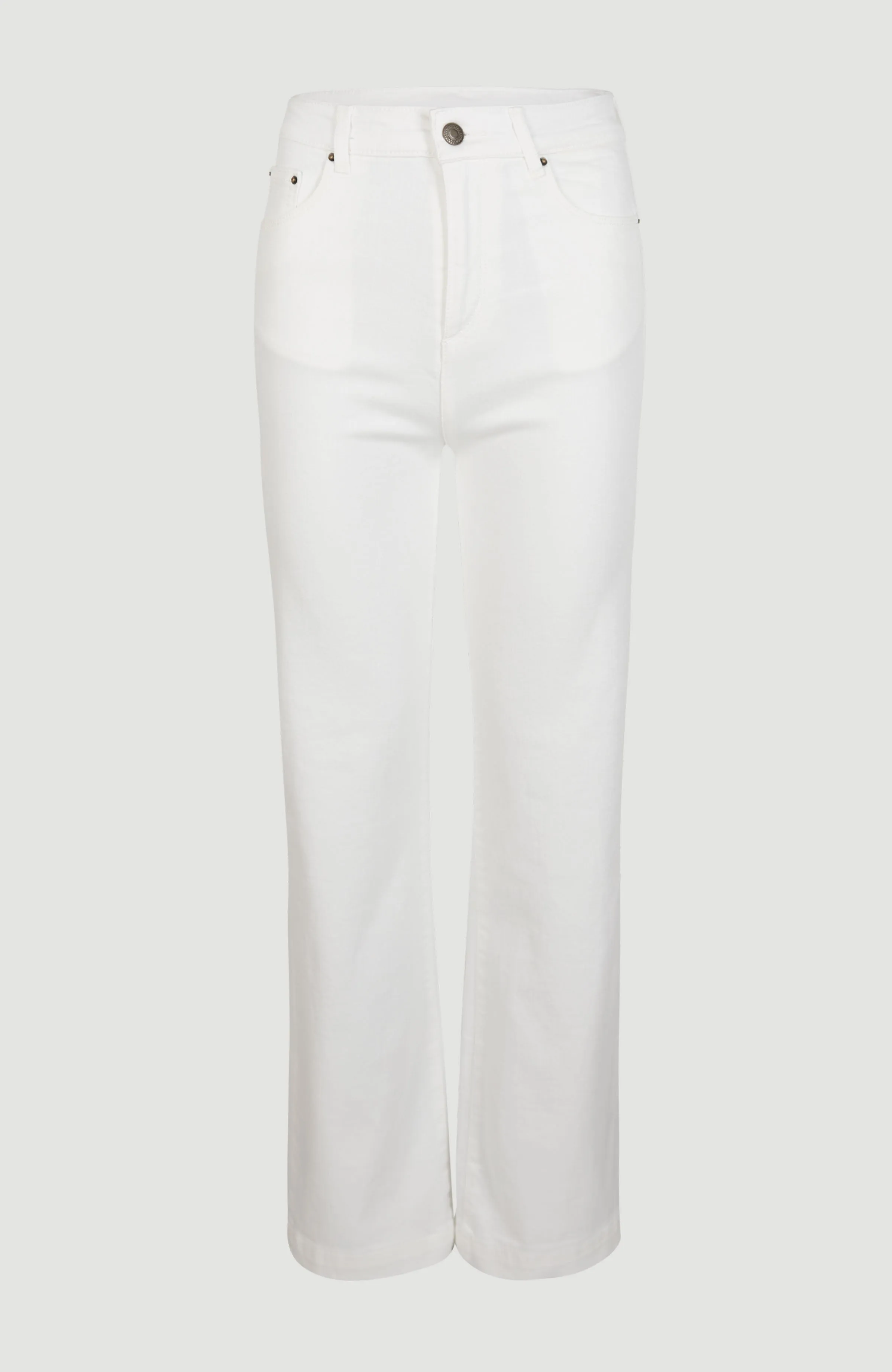 Dive Twill High-Waist Pants | Snow White