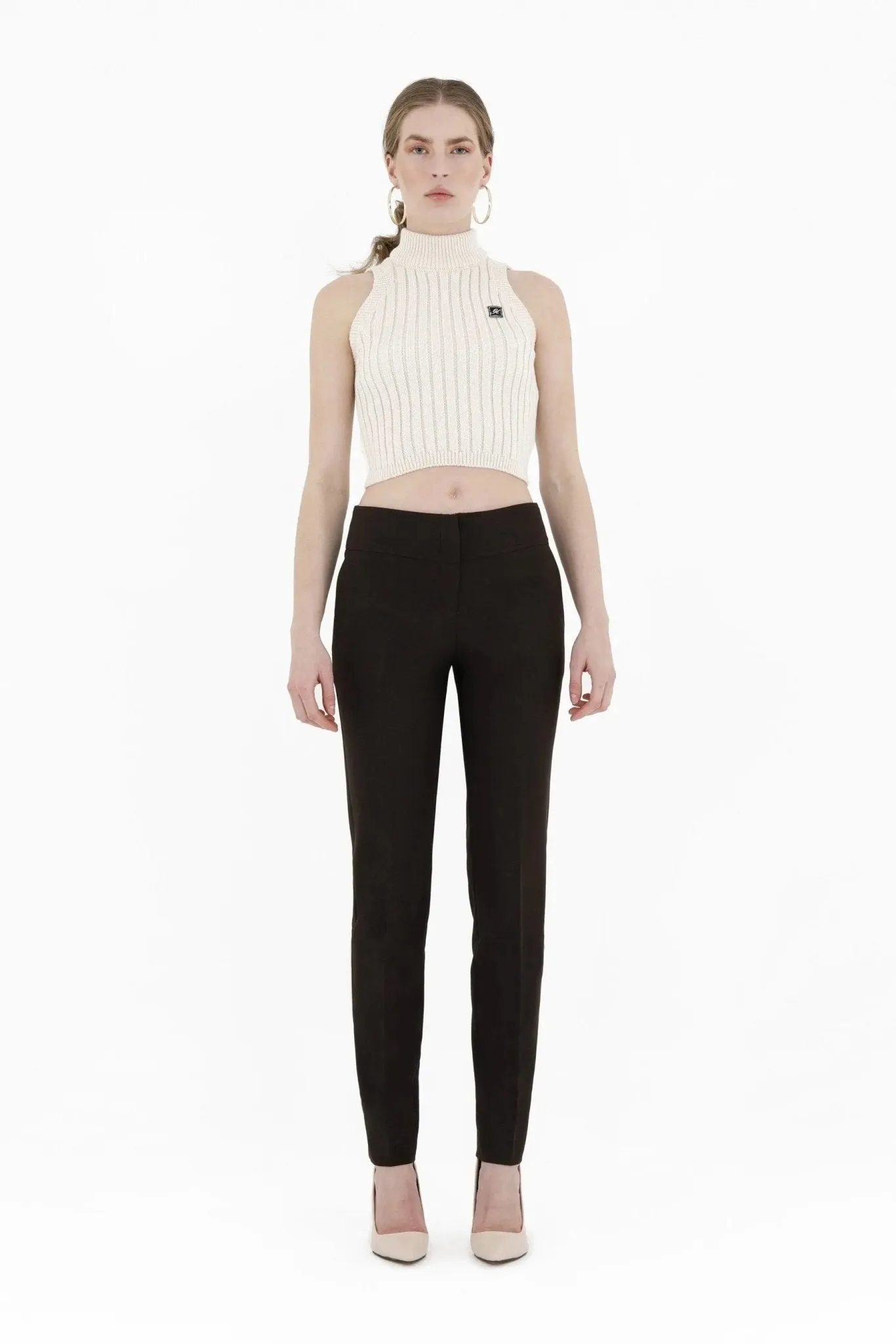 Dress Pants High Waist Straight Leg Pants