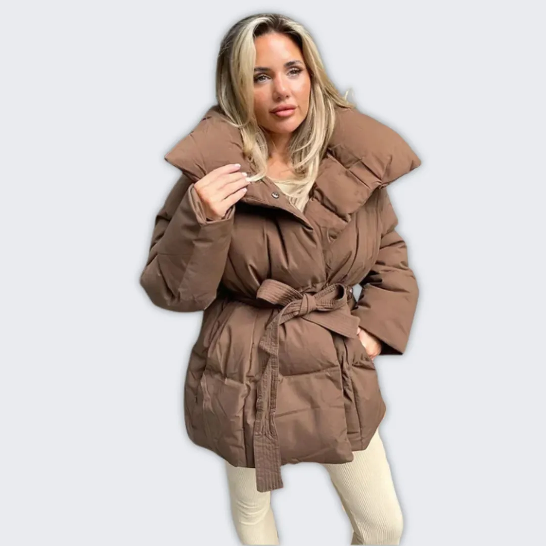 Elegant Warm Quilted Winter Parka for Women | Stylish Mara Jacket