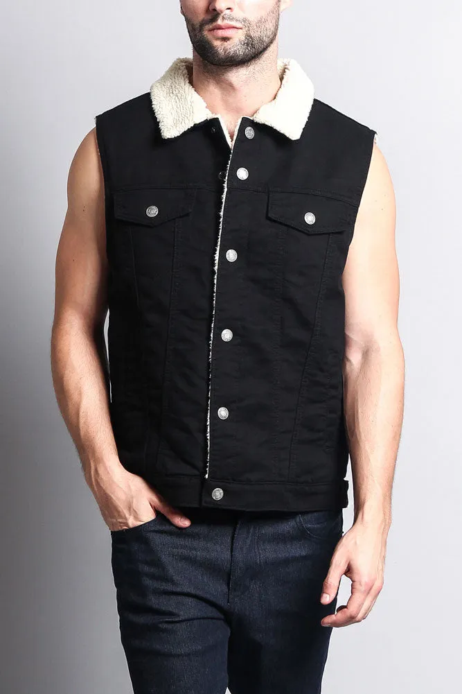 Faux Shearling Vest