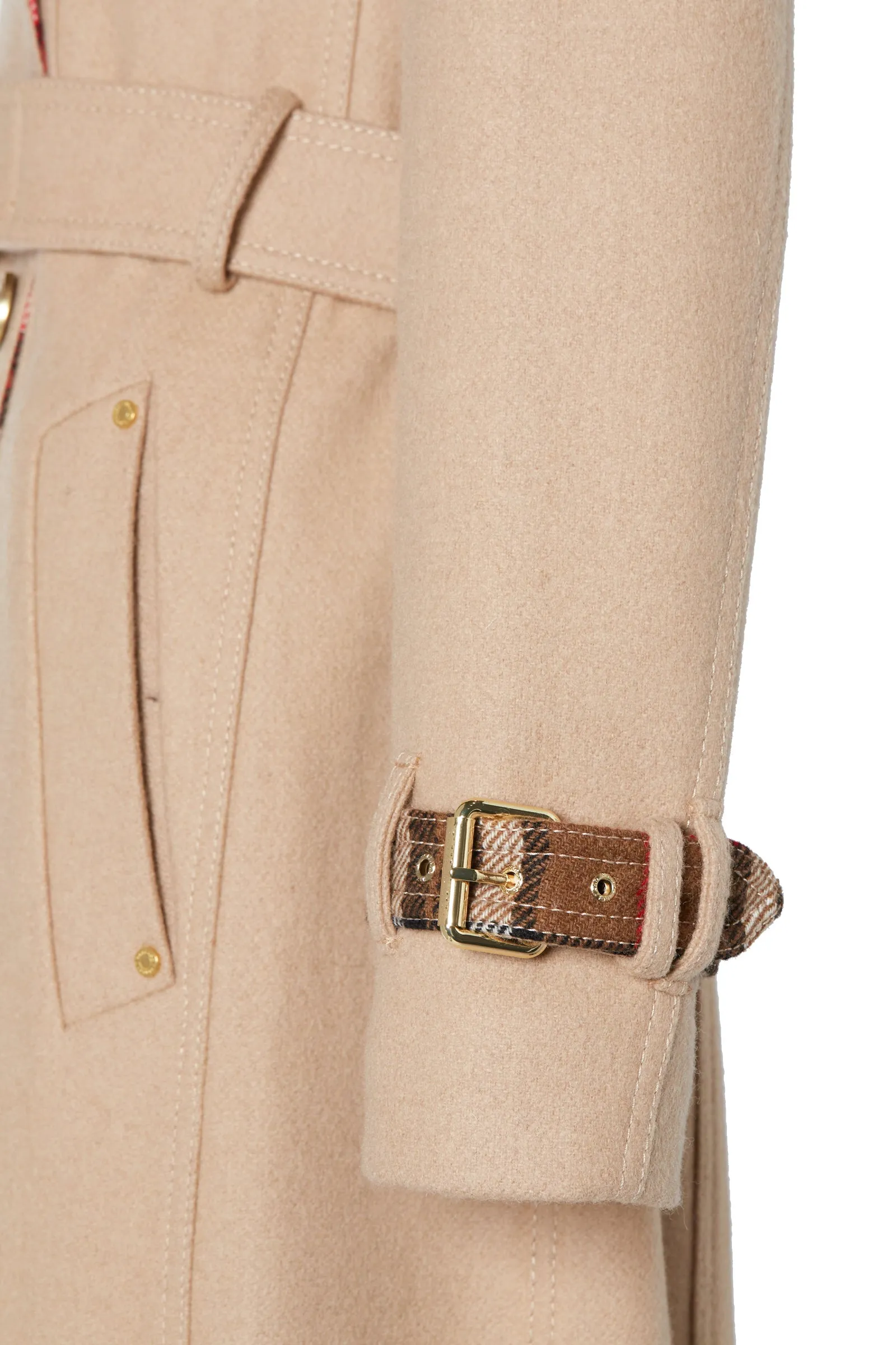 Full Length Chelsea Trench Coat (Camel)