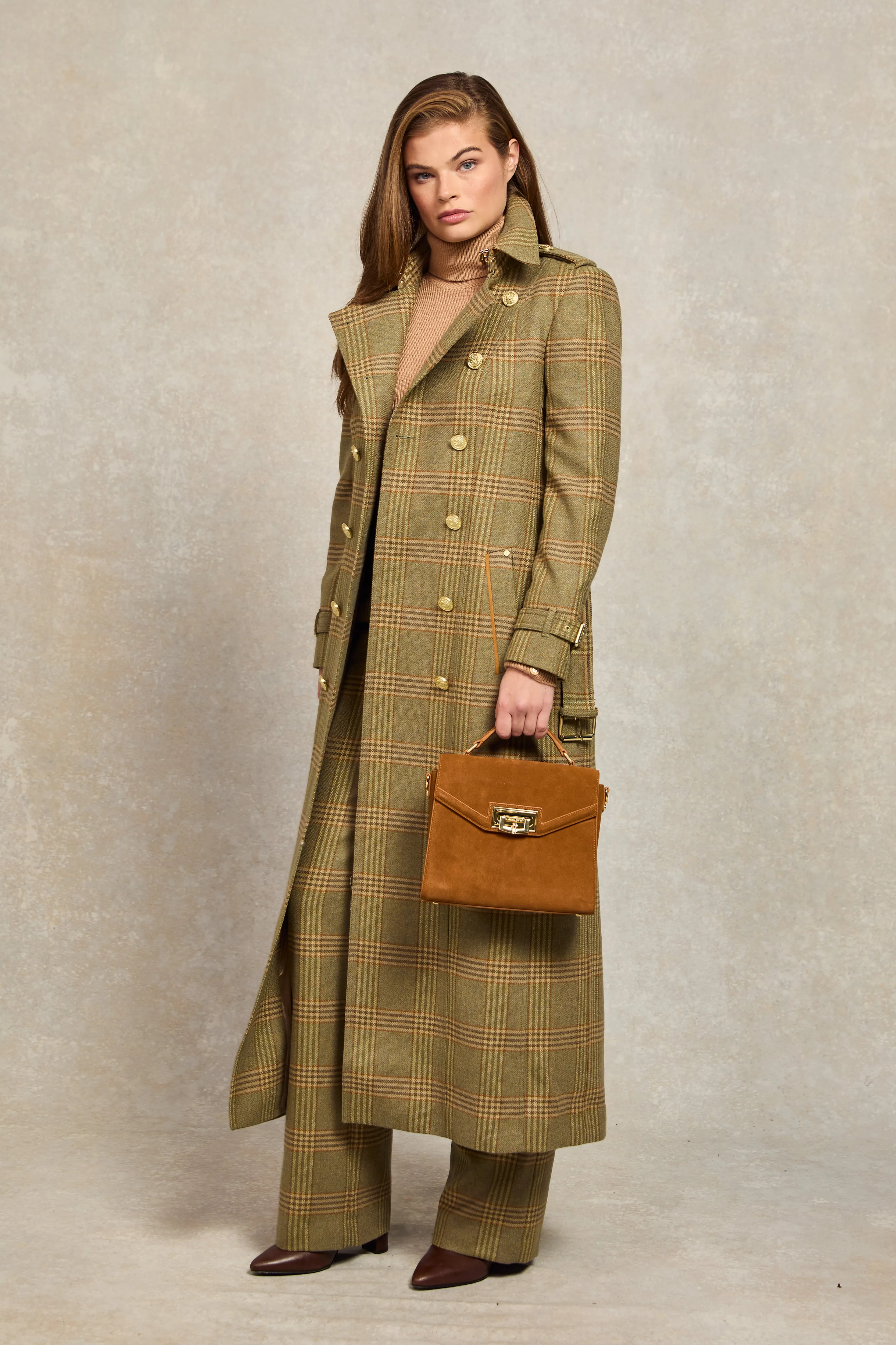 Full Length Marlborough Trench Coat (Leveret)