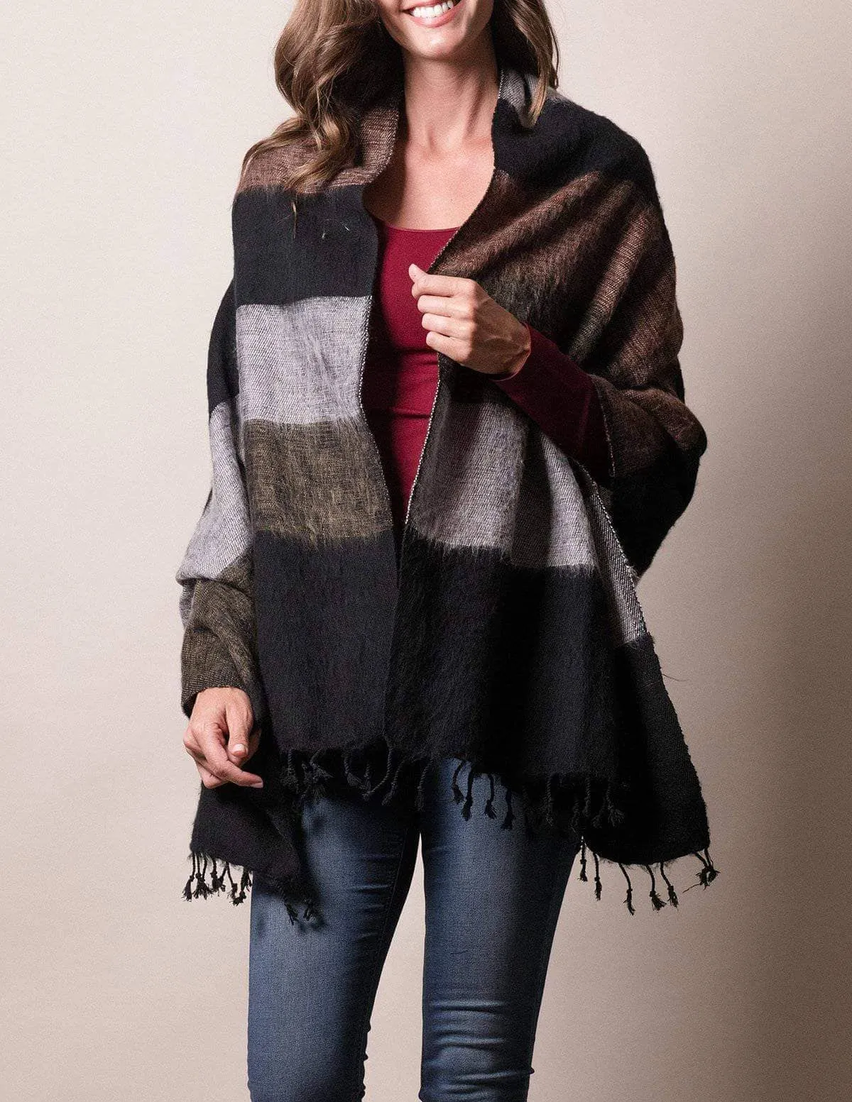 Himalayan Yak Wool Wrap - Alpine