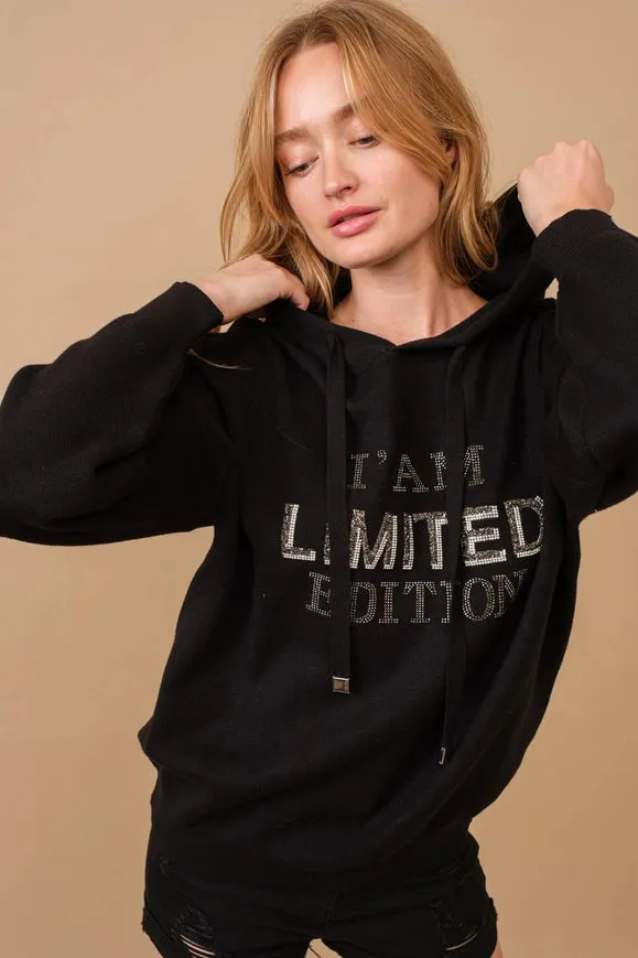 I Am Limited Edition Soft Hoodie Sweater Black