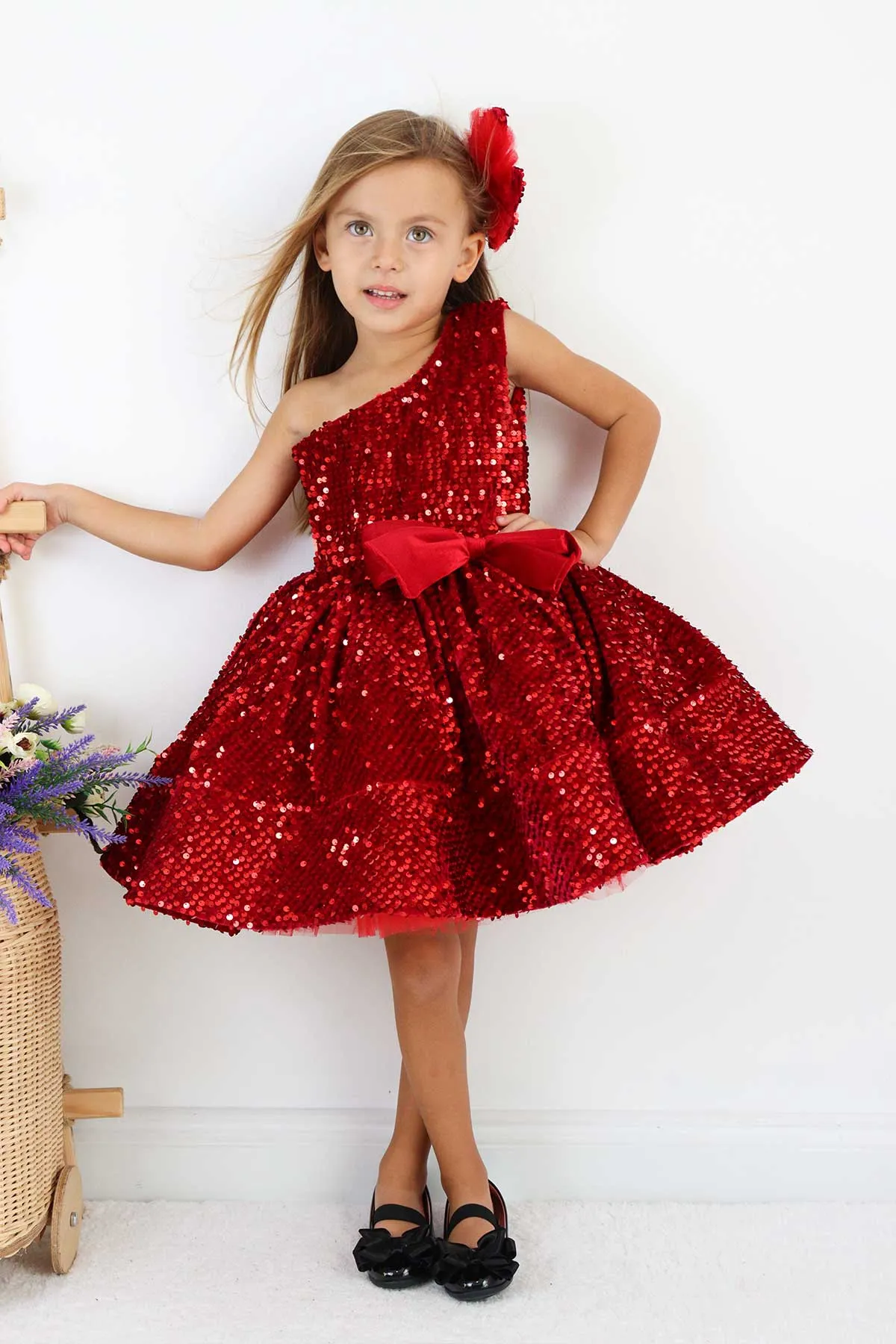 Isabella Red Party Dress