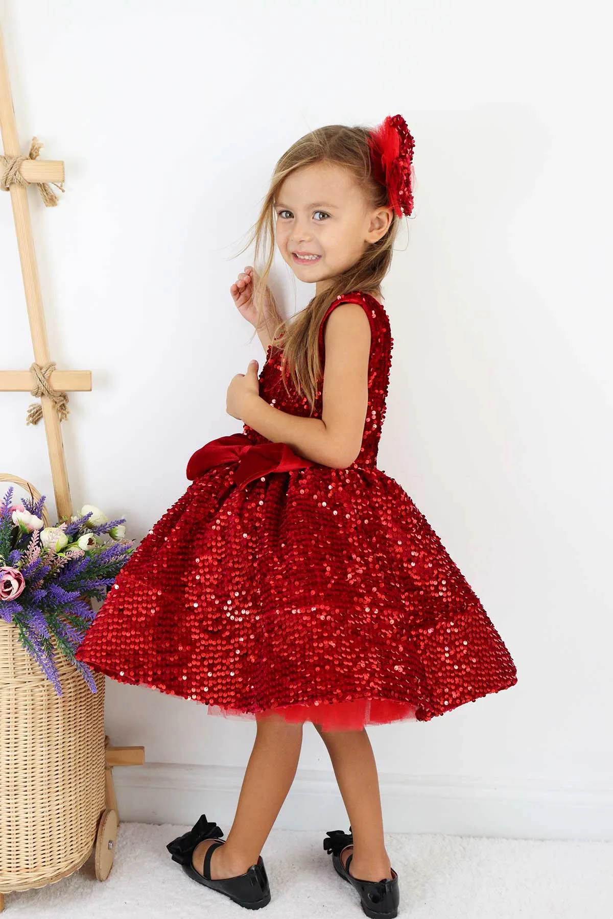 Isabella Red Party Dress