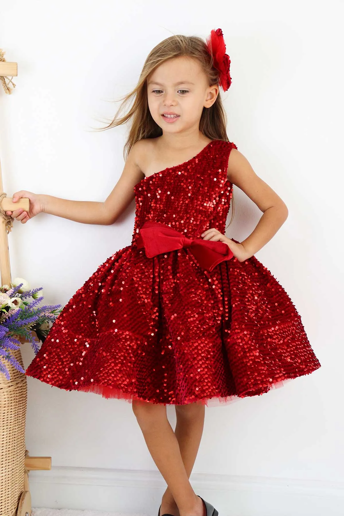 Isabella Red Party Dress