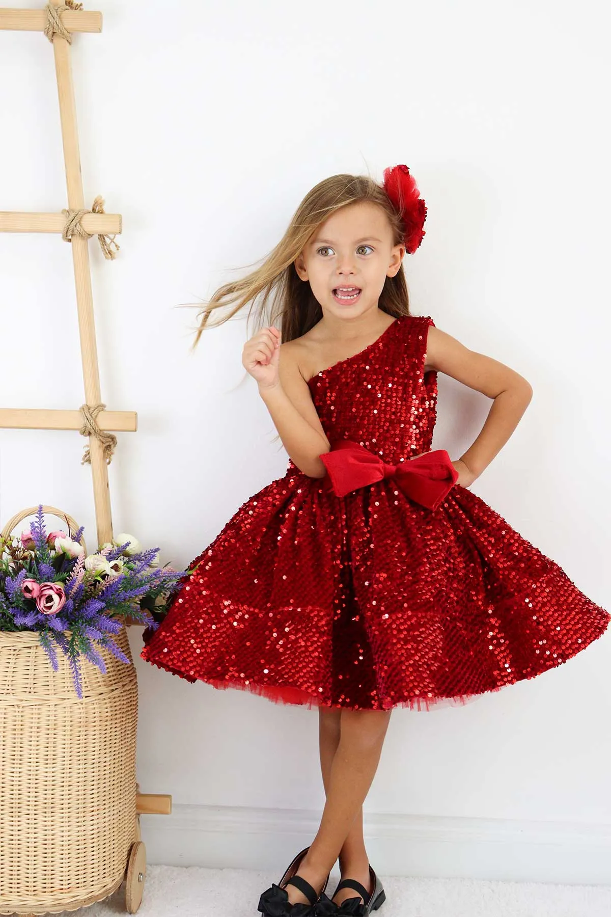 Isabella Red Party Dress