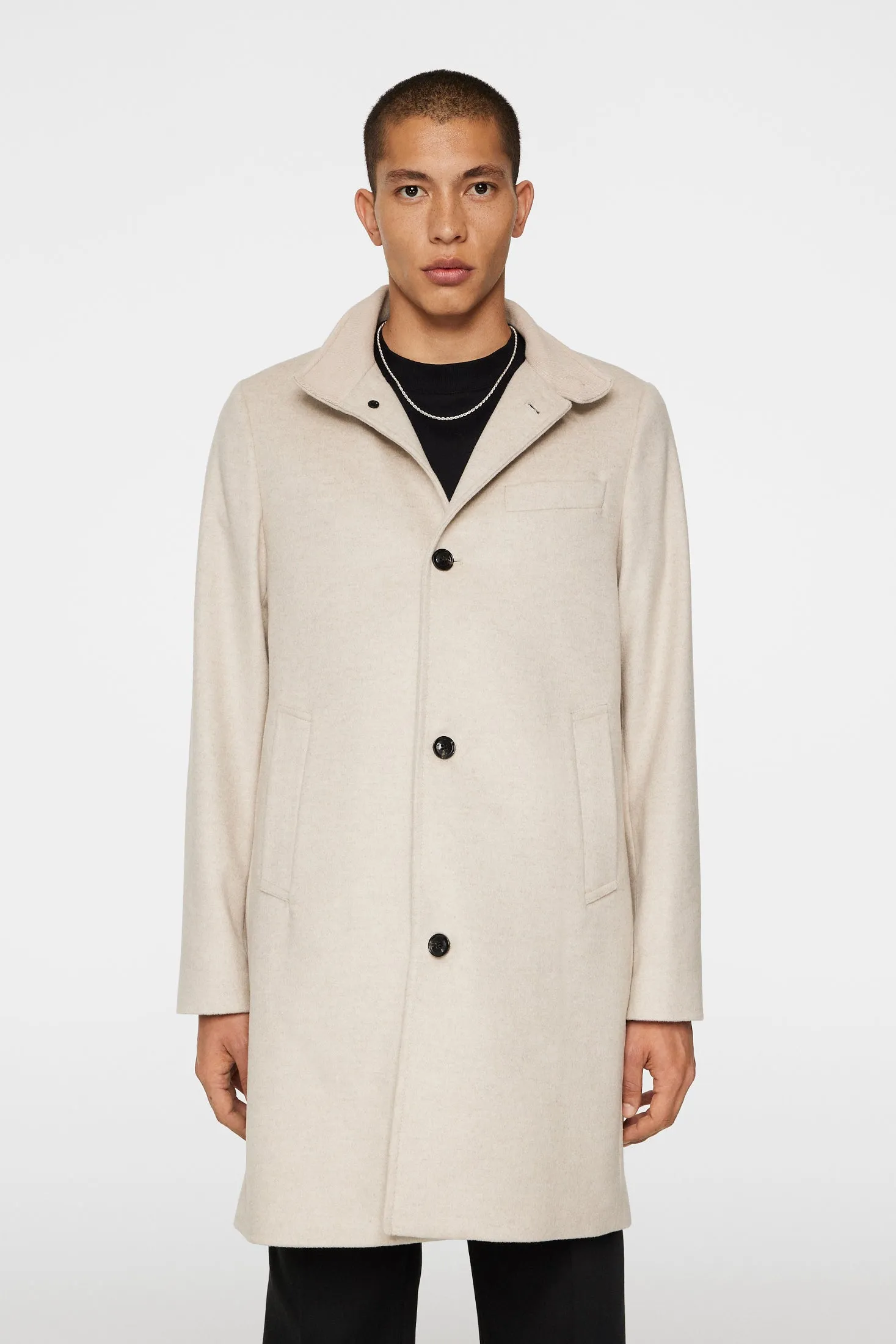 Jesse Melton Cashmere coat / Moonbeam