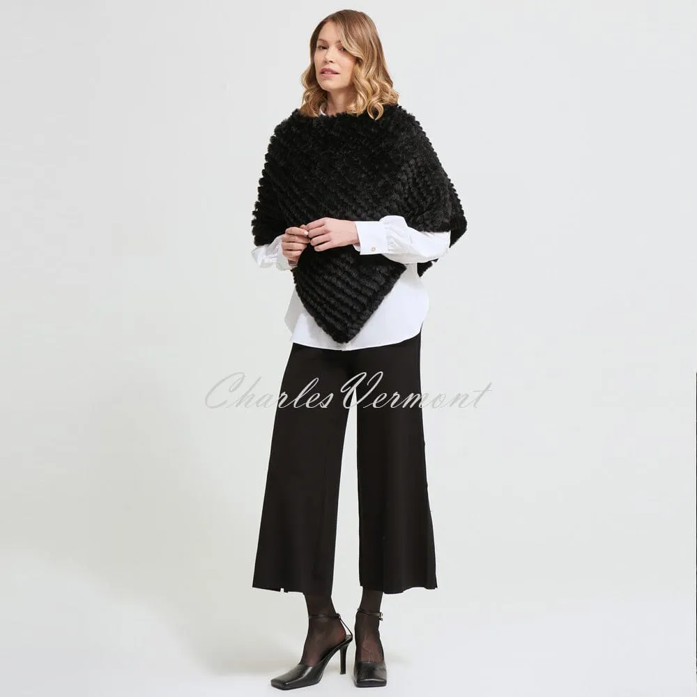 Joseph Ribkoff Faux Fur Poncho – Style 213960