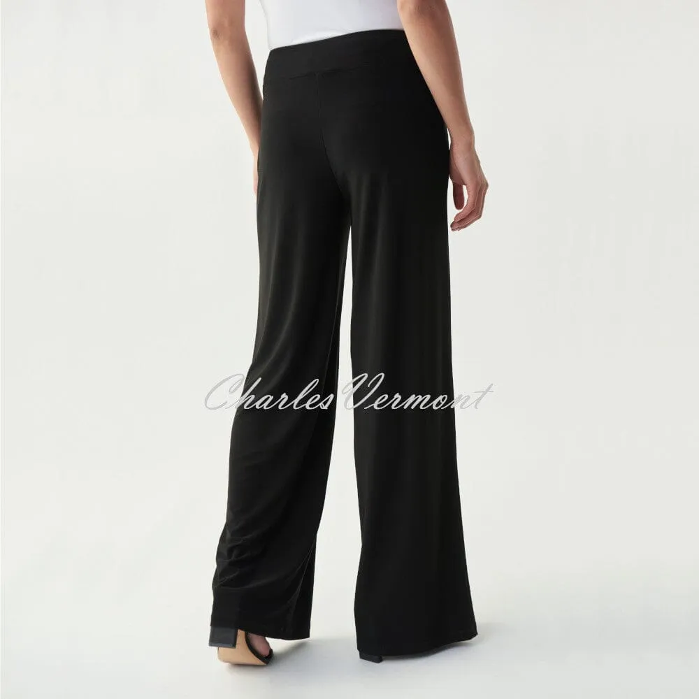 Joseph Ribkoff 'Signature' Wide Leg Trouser – Style 221340 (Black)