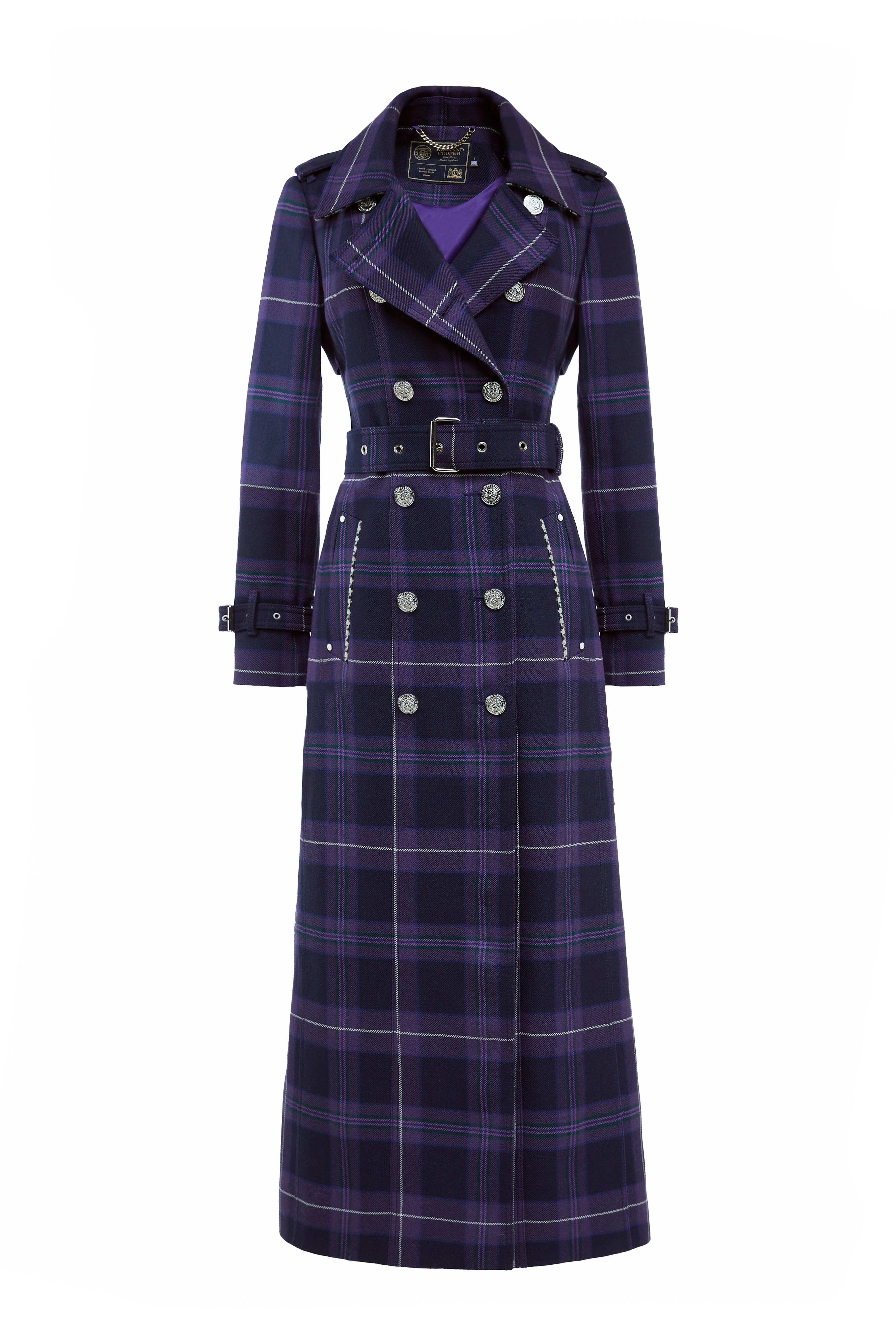 Jubilee Full Length Marlborough Trench (Jubilee Tartan)