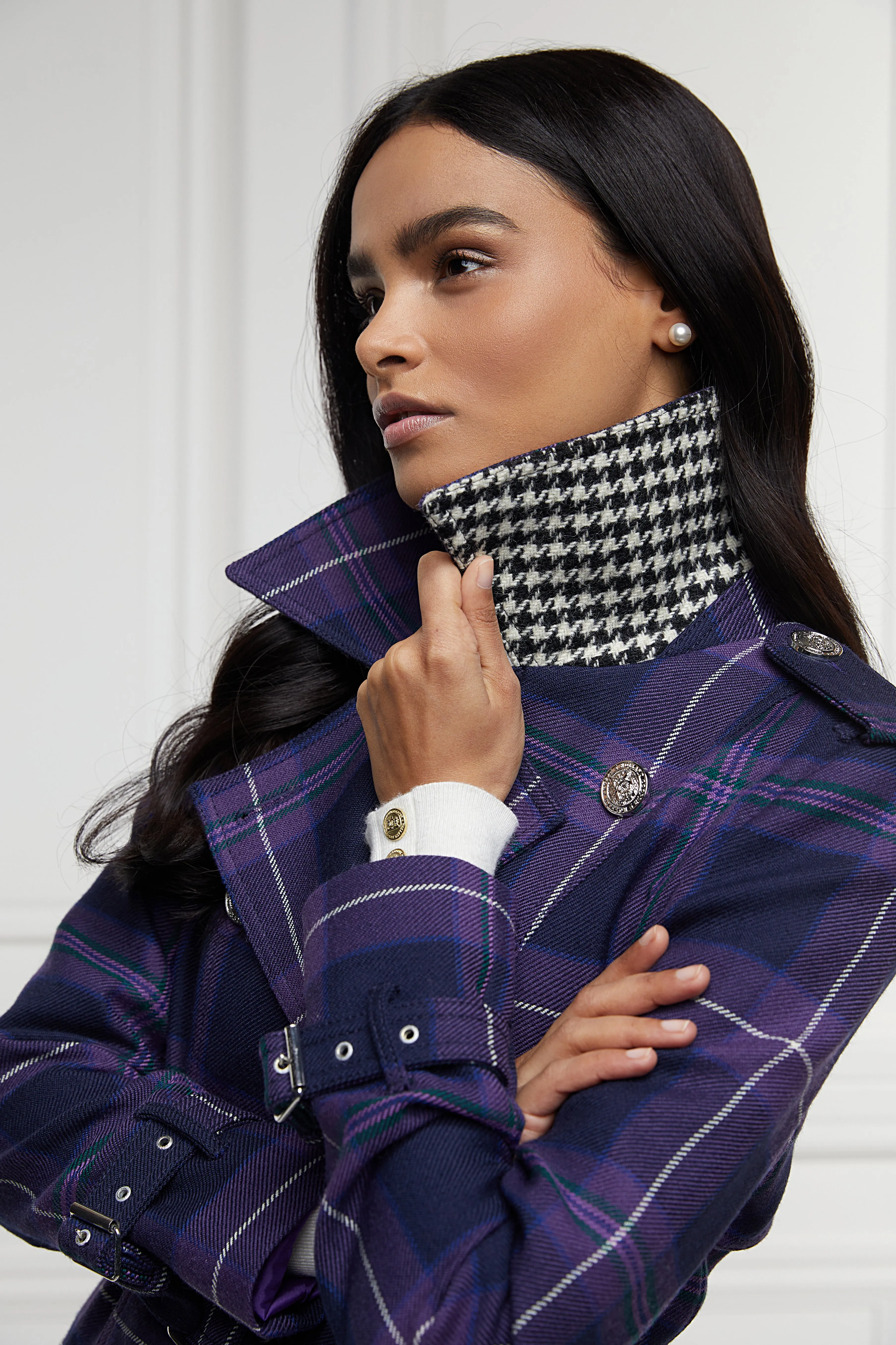 Jubilee Full Length Marlborough Trench (Jubilee Tartan)