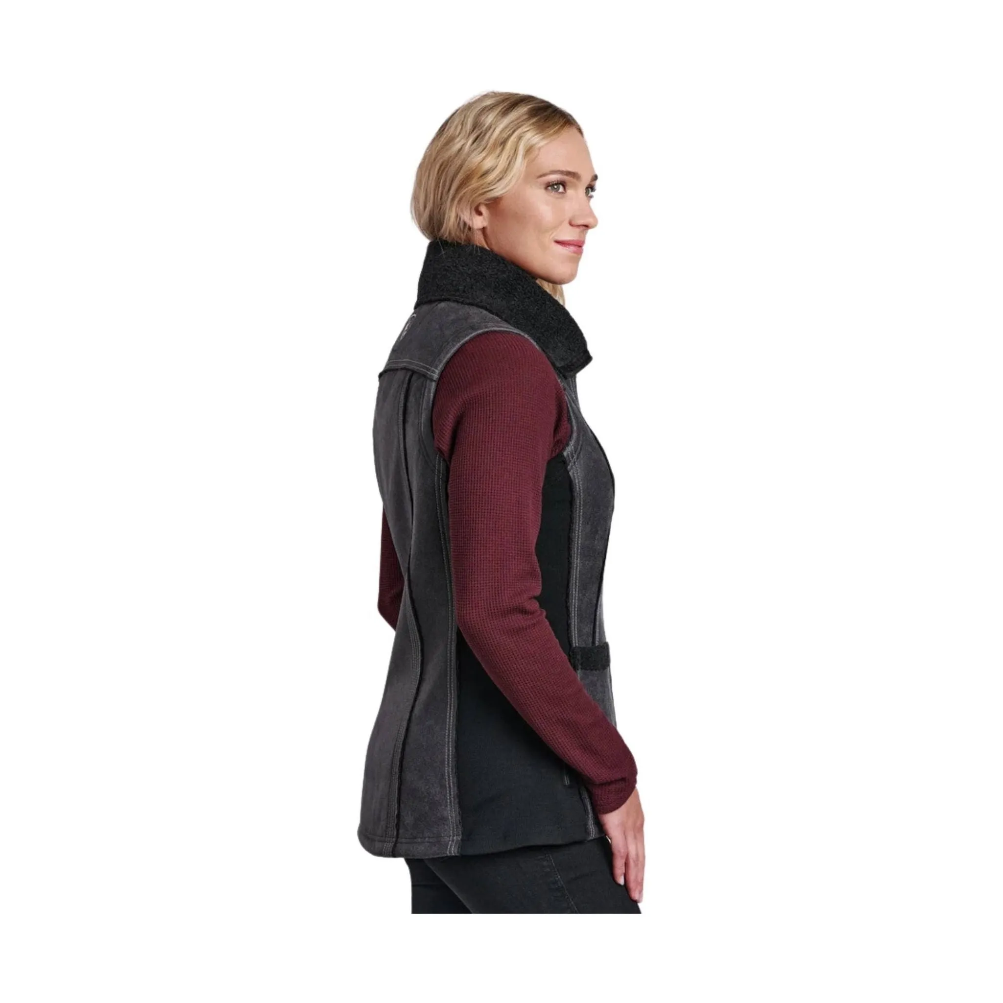 Kuhl Women's Dani Sherpa Vest - Raven