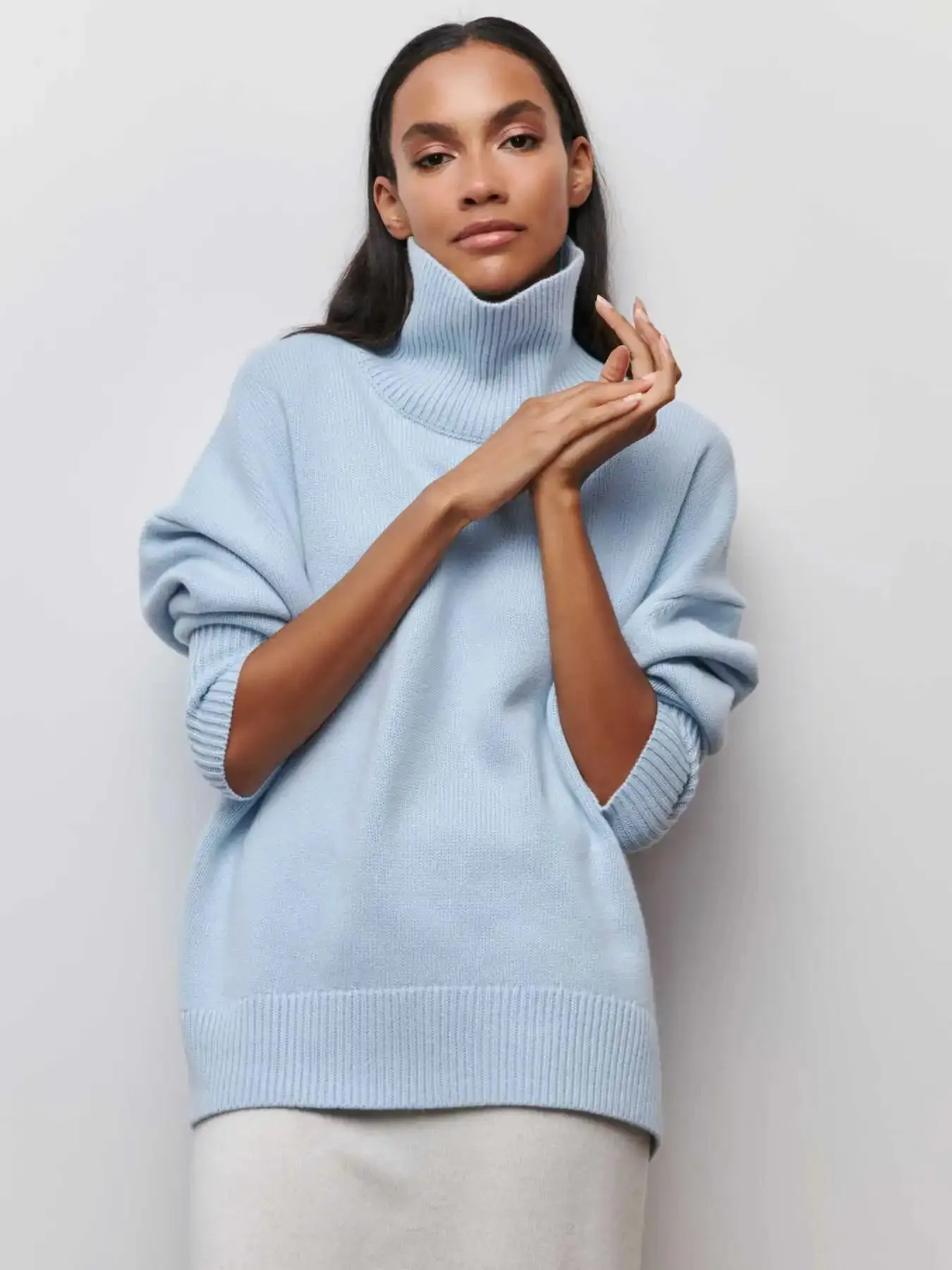 LARA™ | REFINED OVERSIZE Turtleneck