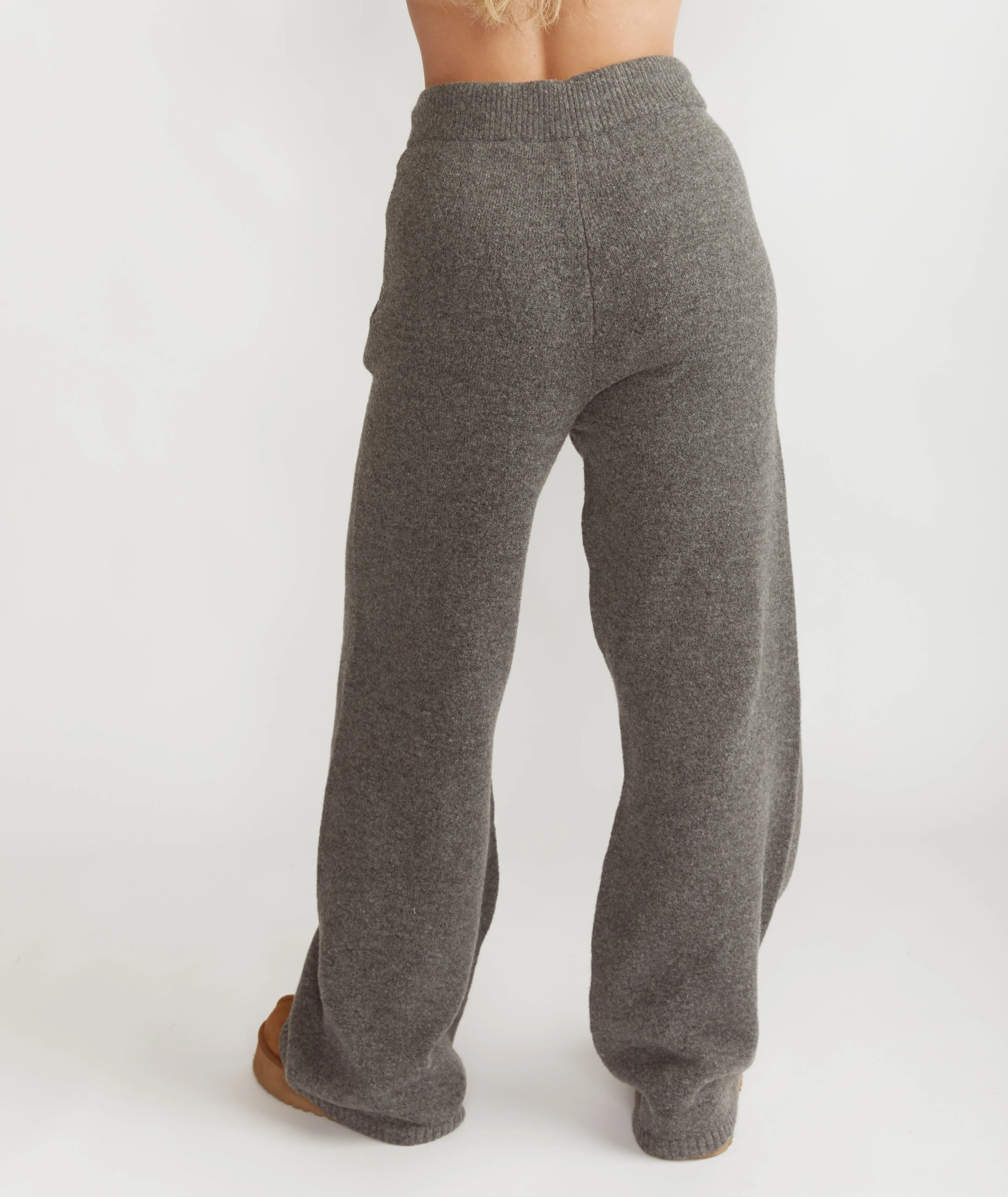 Limited Edition Relaxed Wide Leg Trousers - Grey