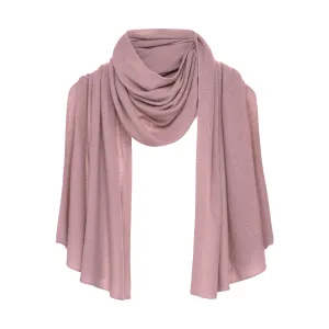 Luxurious Scottish Cashmere Travel Wrap - Ashes of Roses