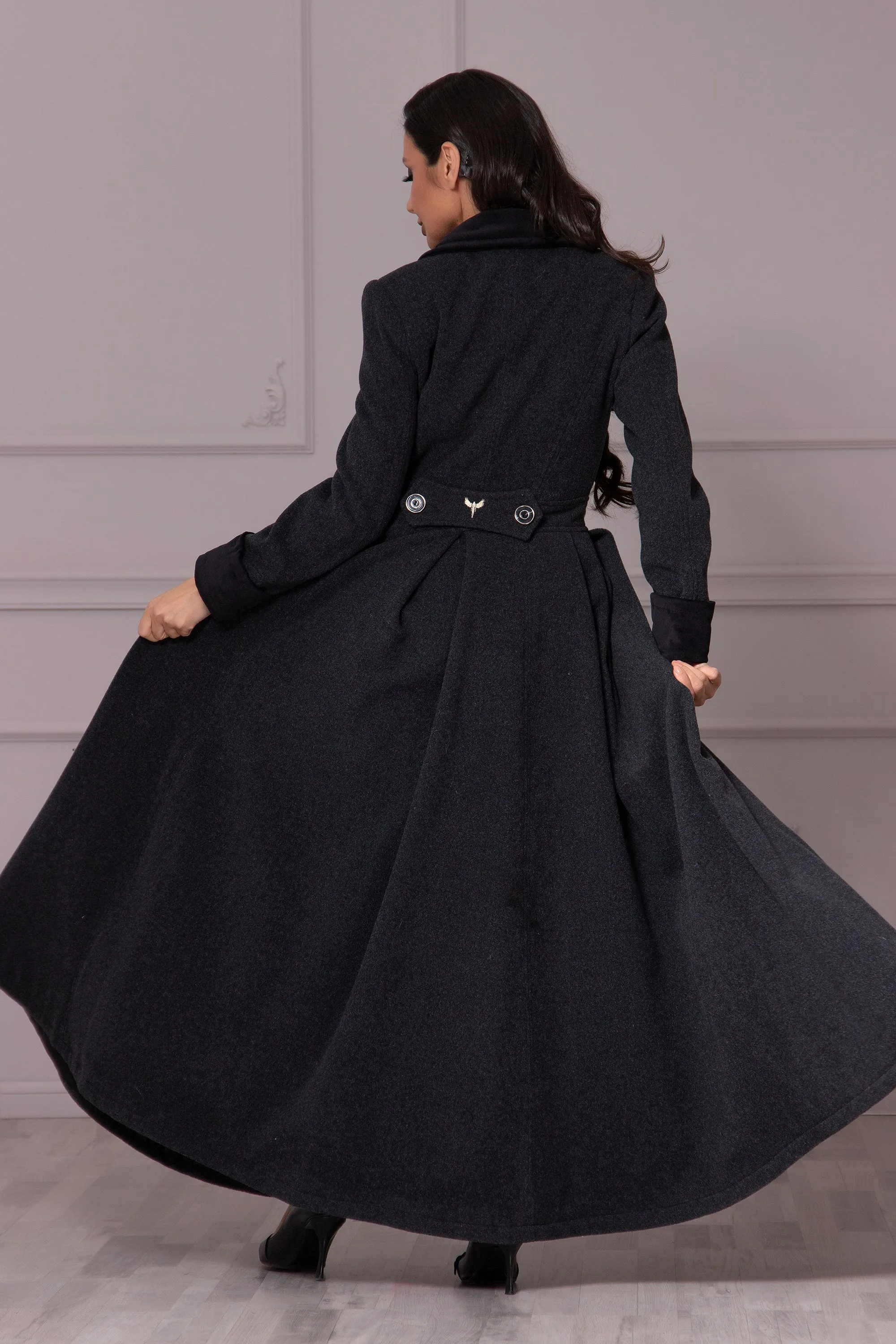 MAXI VELVET COAT