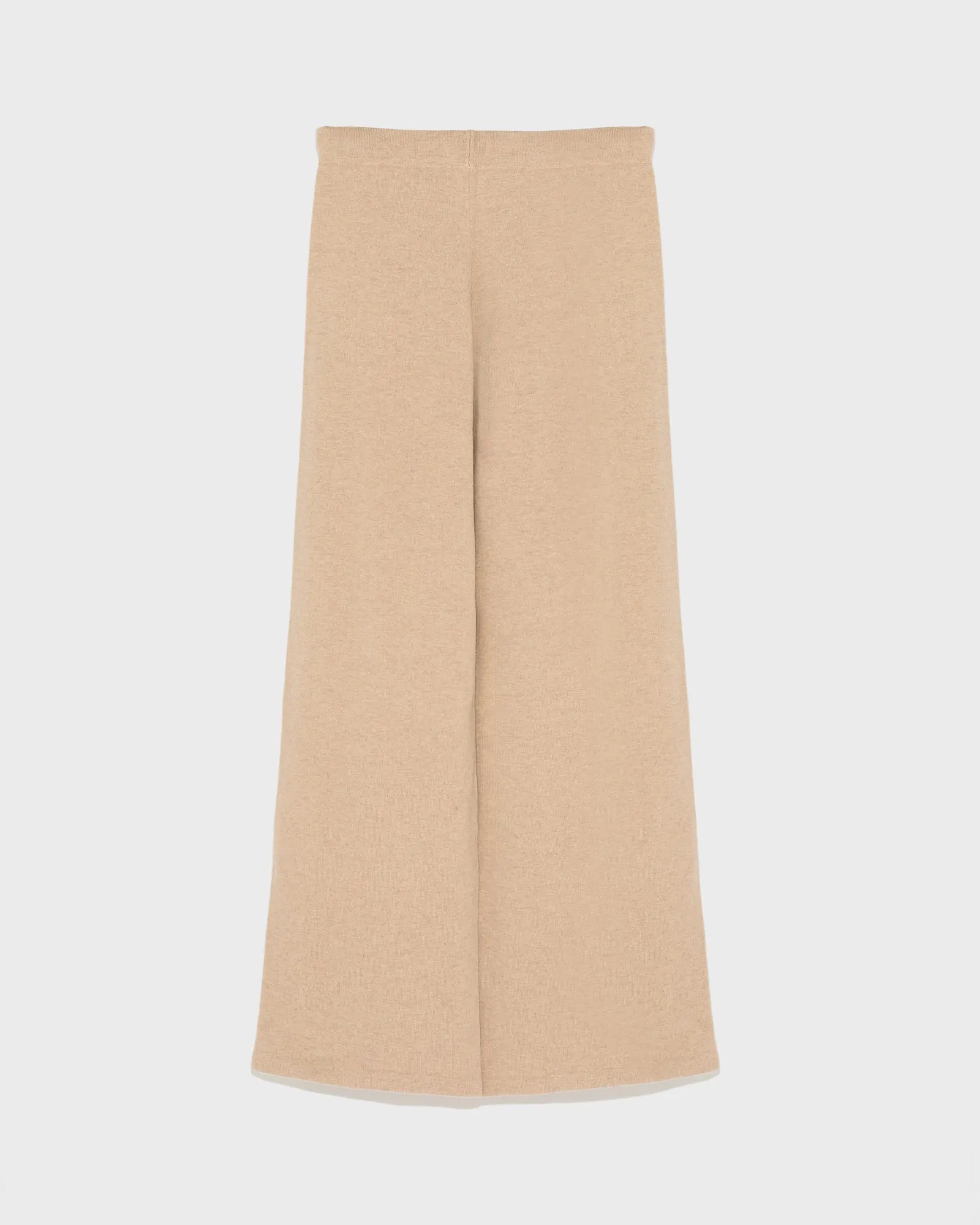 Merino knit wide leg trousers