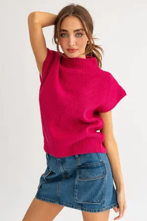 Modern Chic Turtleneck Sweater Vest - 4 Colors