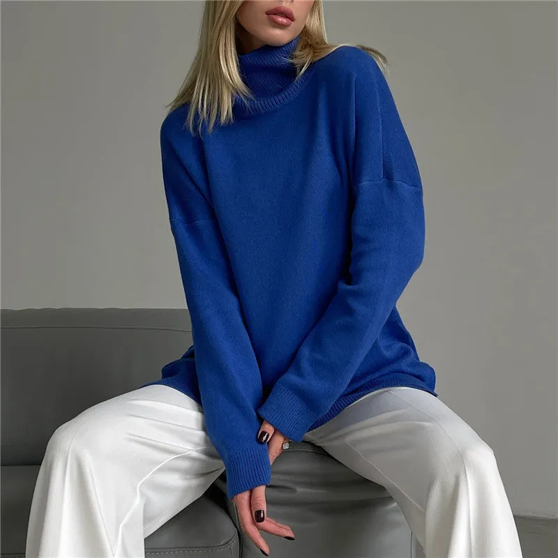 Nicole Turtleneck Oversized Casual Women Sweater