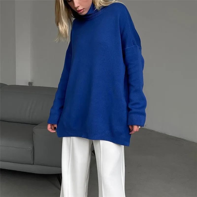 Nicole Turtleneck Oversized Casual Women Sweater