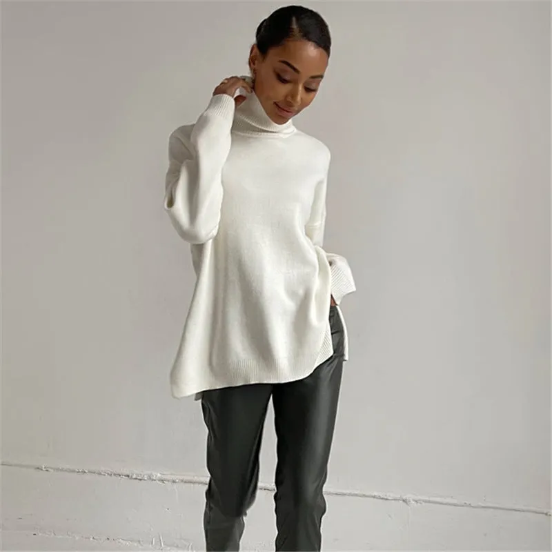 Nicole Turtleneck Oversized Casual Women Sweater