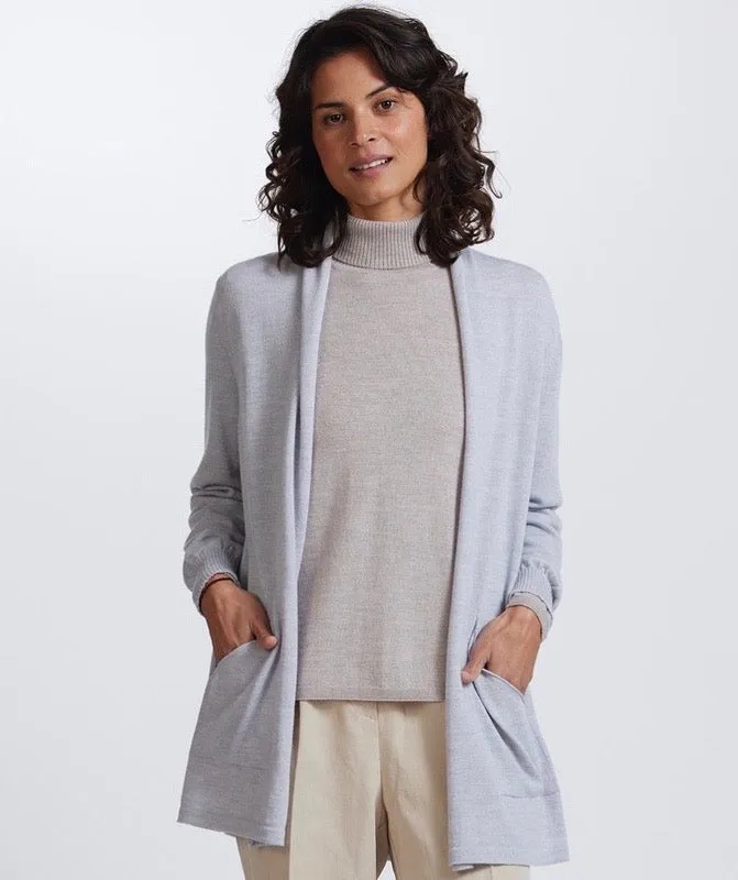 Open Front Longline Cardigan