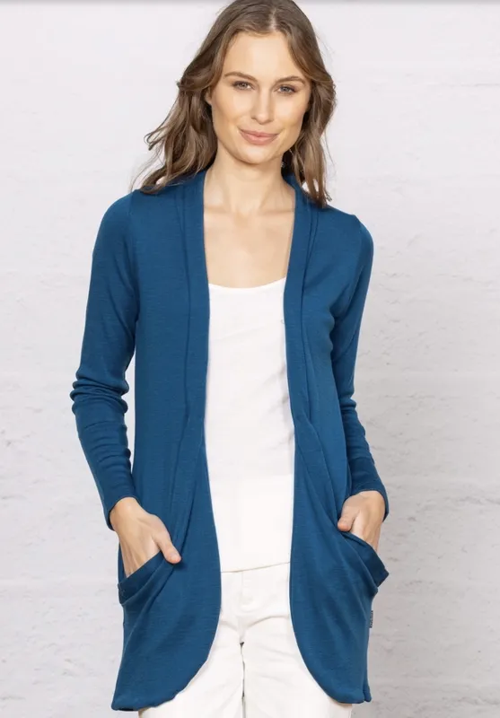 Open Front Longline Cardigan