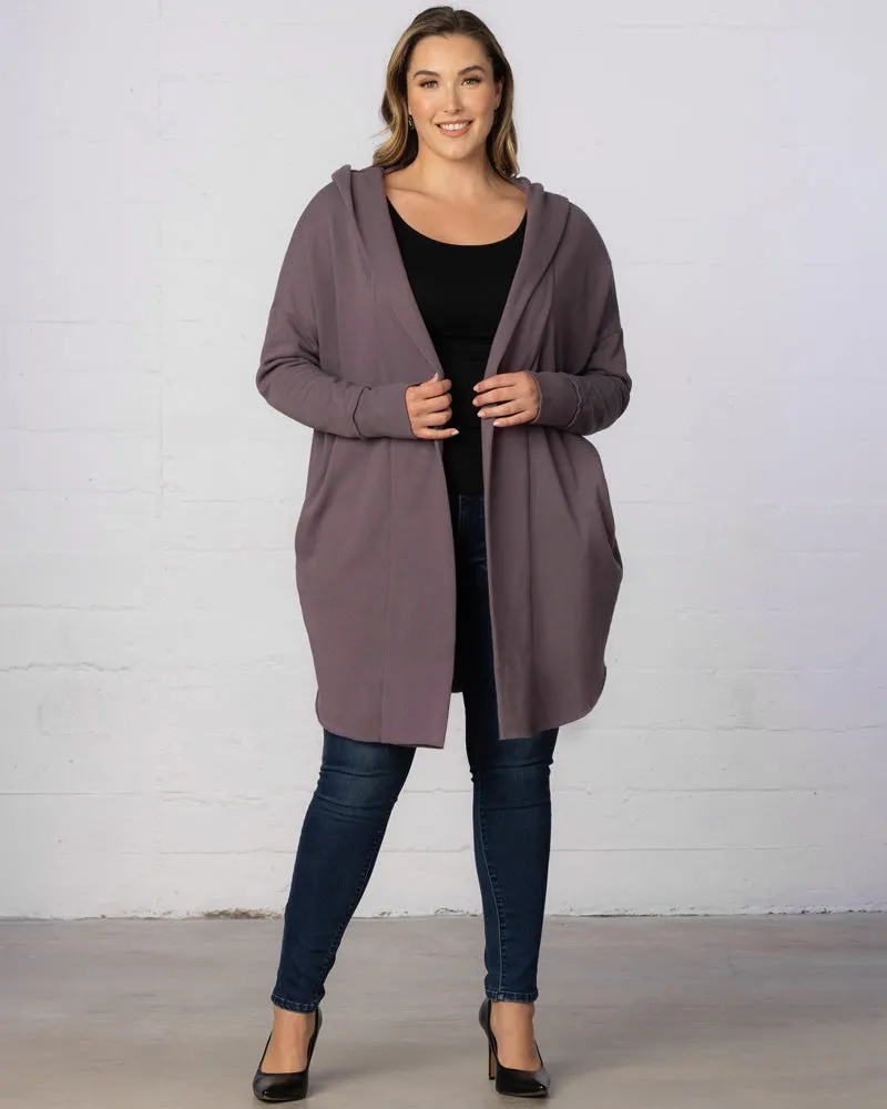 Open Front Longline Hooded Cardigan - Final Sale!