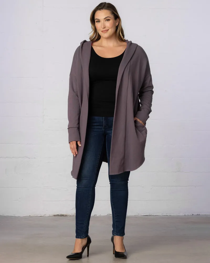 Open Front Longline Hooded Cardigan - Final Sale!