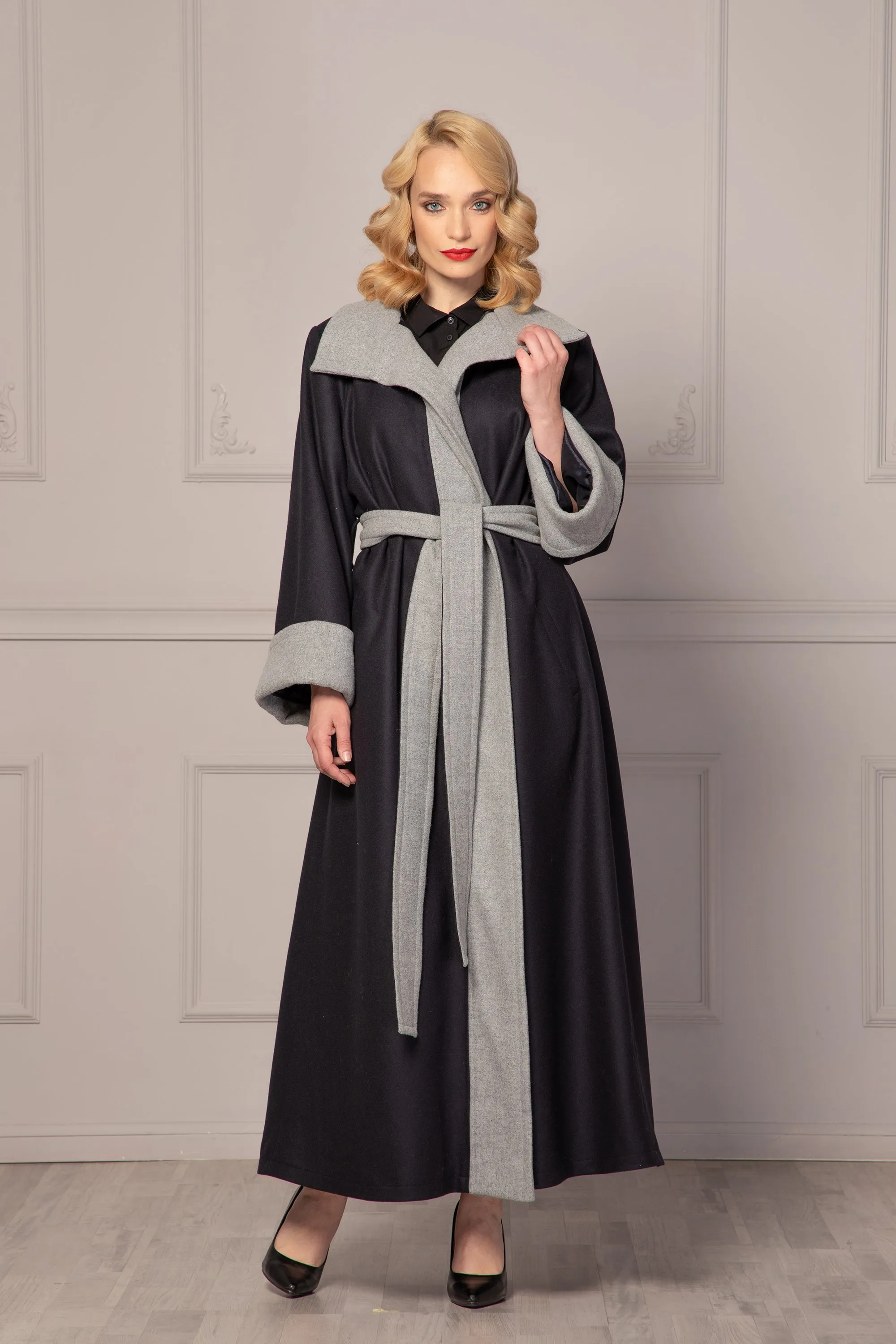 OVERSIZED ROBE COAT