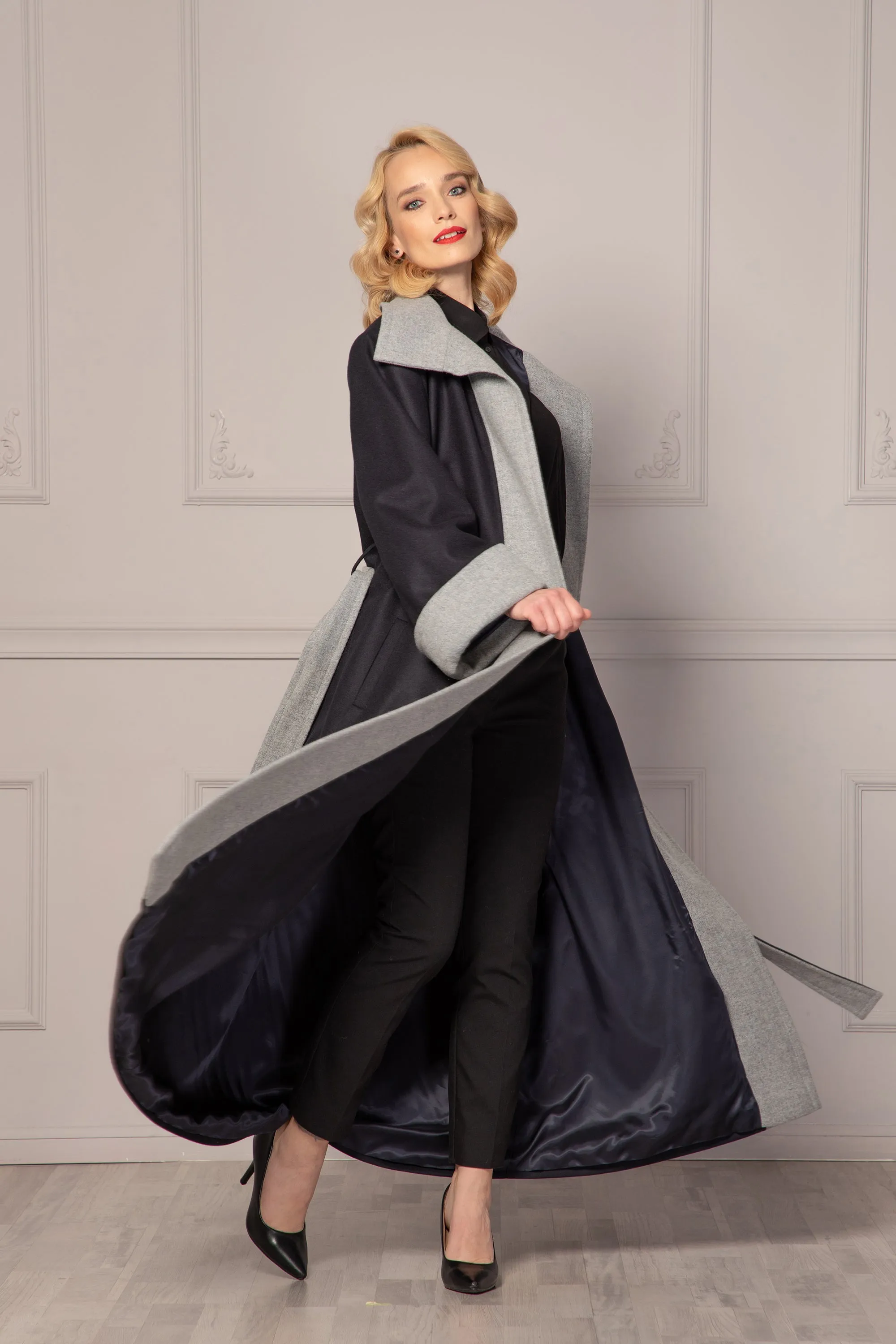 OVERSIZED ROBE COAT