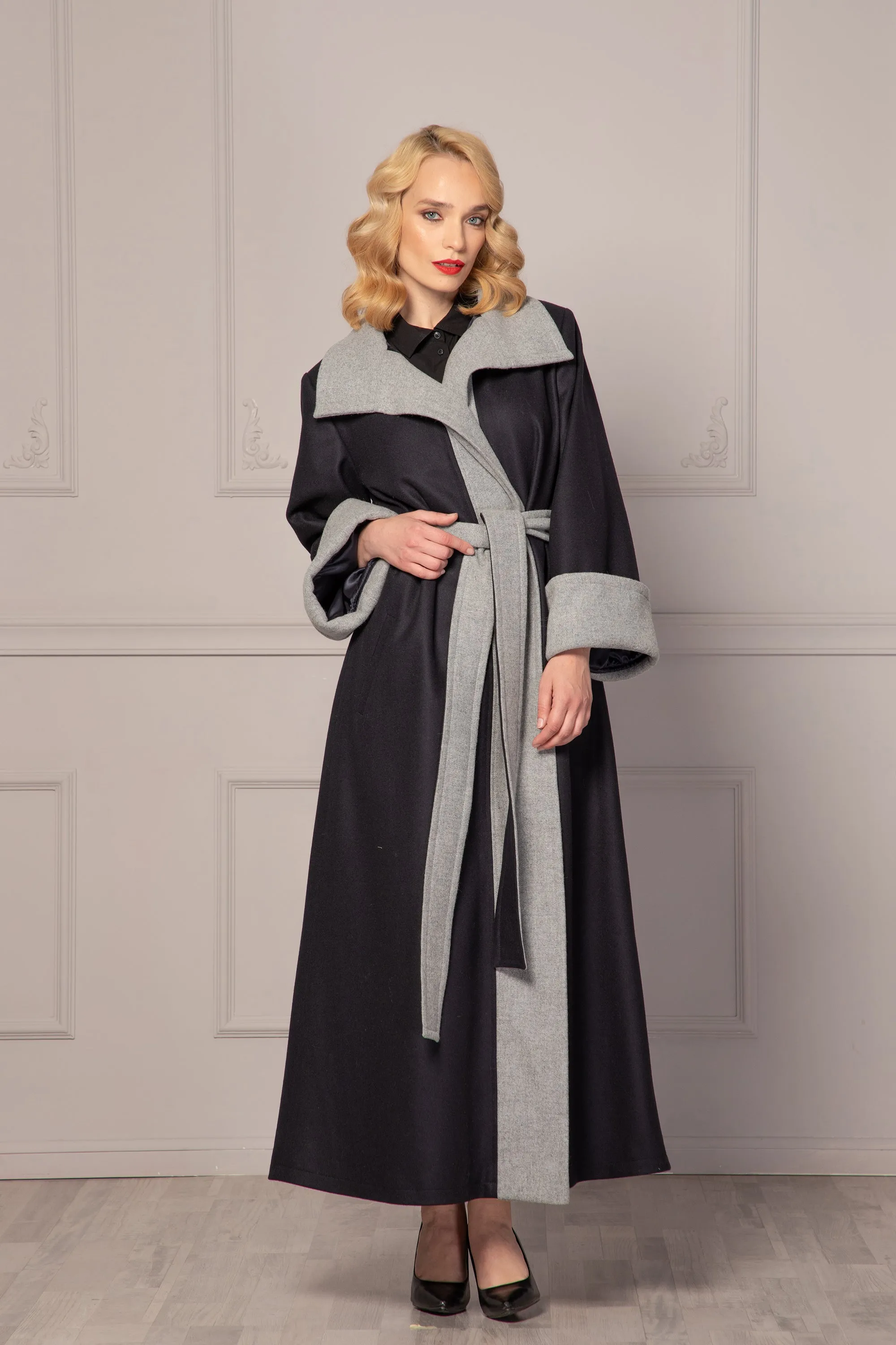 OVERSIZED ROBE COAT