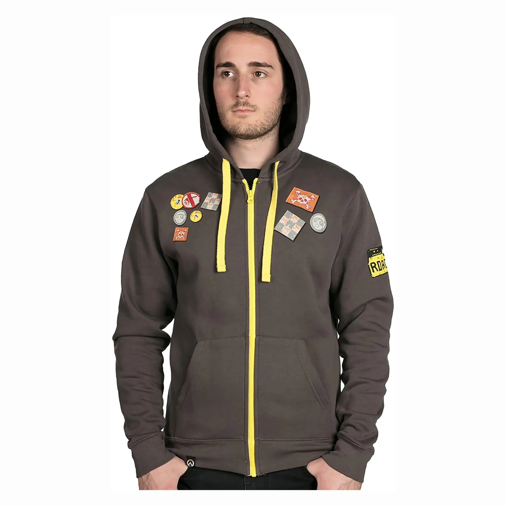 Overwatch Ultimate Roadhog Zip-Up Hoodie | Grey